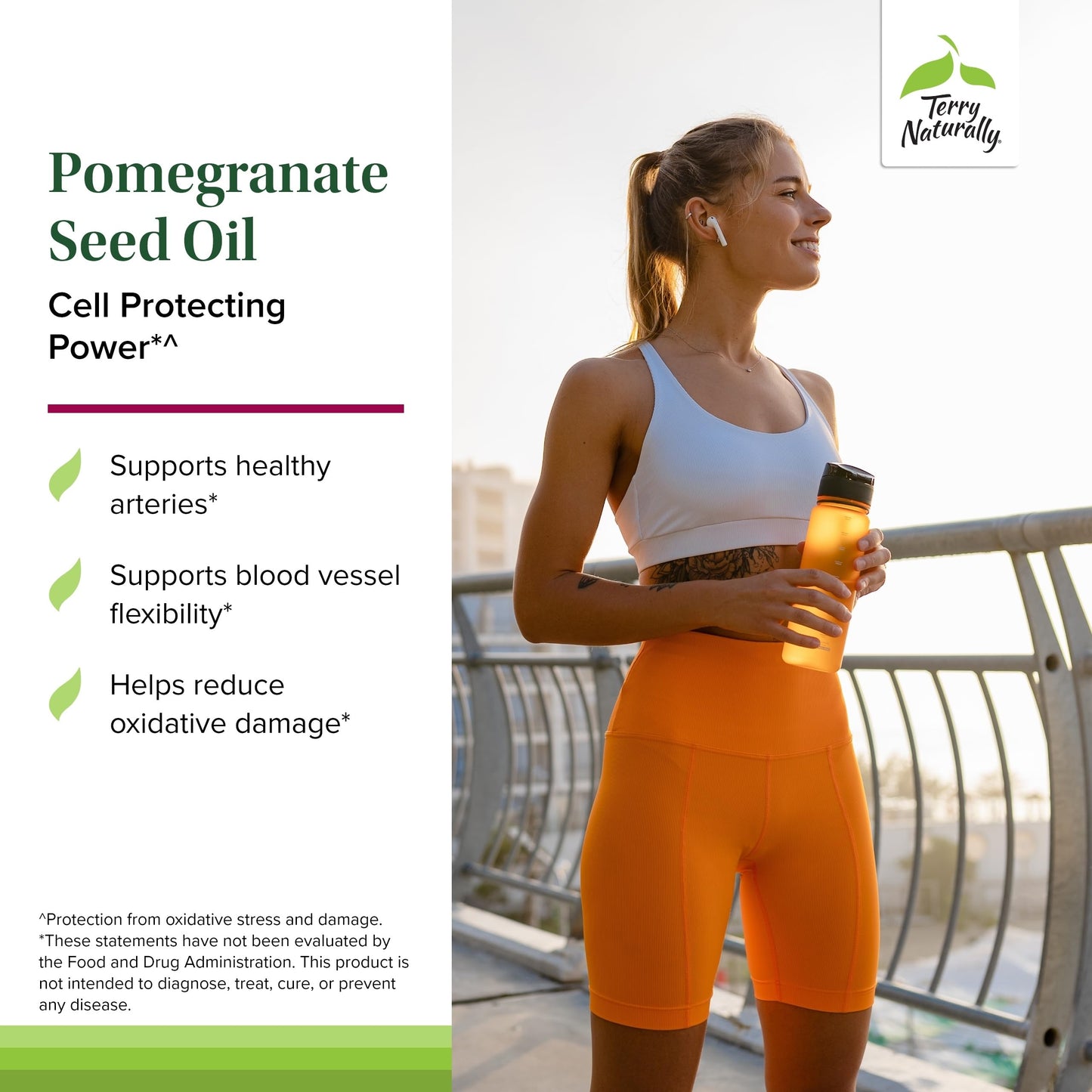 Terry Naturally Pomegranate Seed Oil Softgels 60 Count