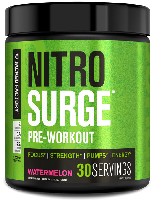 Jacked Factory Nitrosurge Pre Workout Supplement Powder 30 Servings