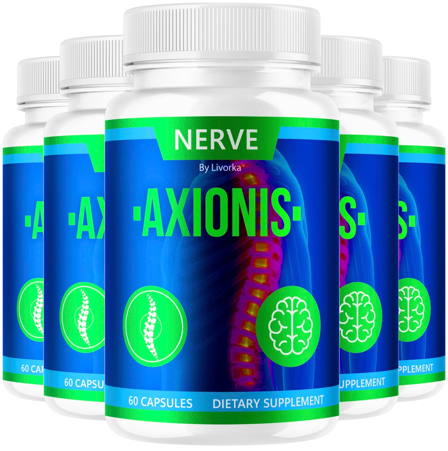 LIVORKA Nerve Axionis Capsules 300 Capsules