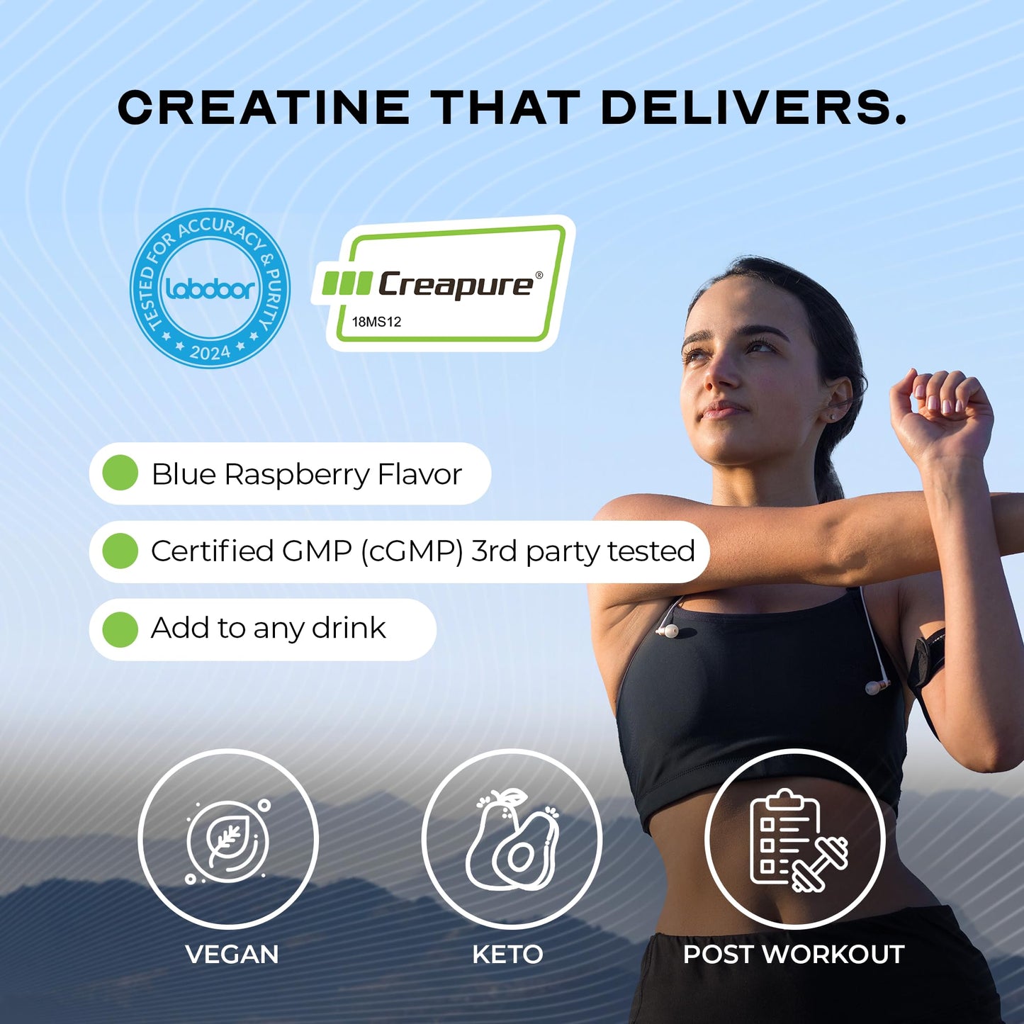 Muscle Feast Creapure Creatine Monohydrate Powder 300 g