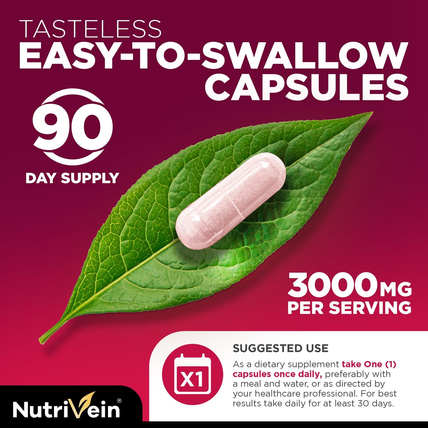 Nutrivein Ashwagandha & Tart Cherry Capsules Bundle, 210 Capsules