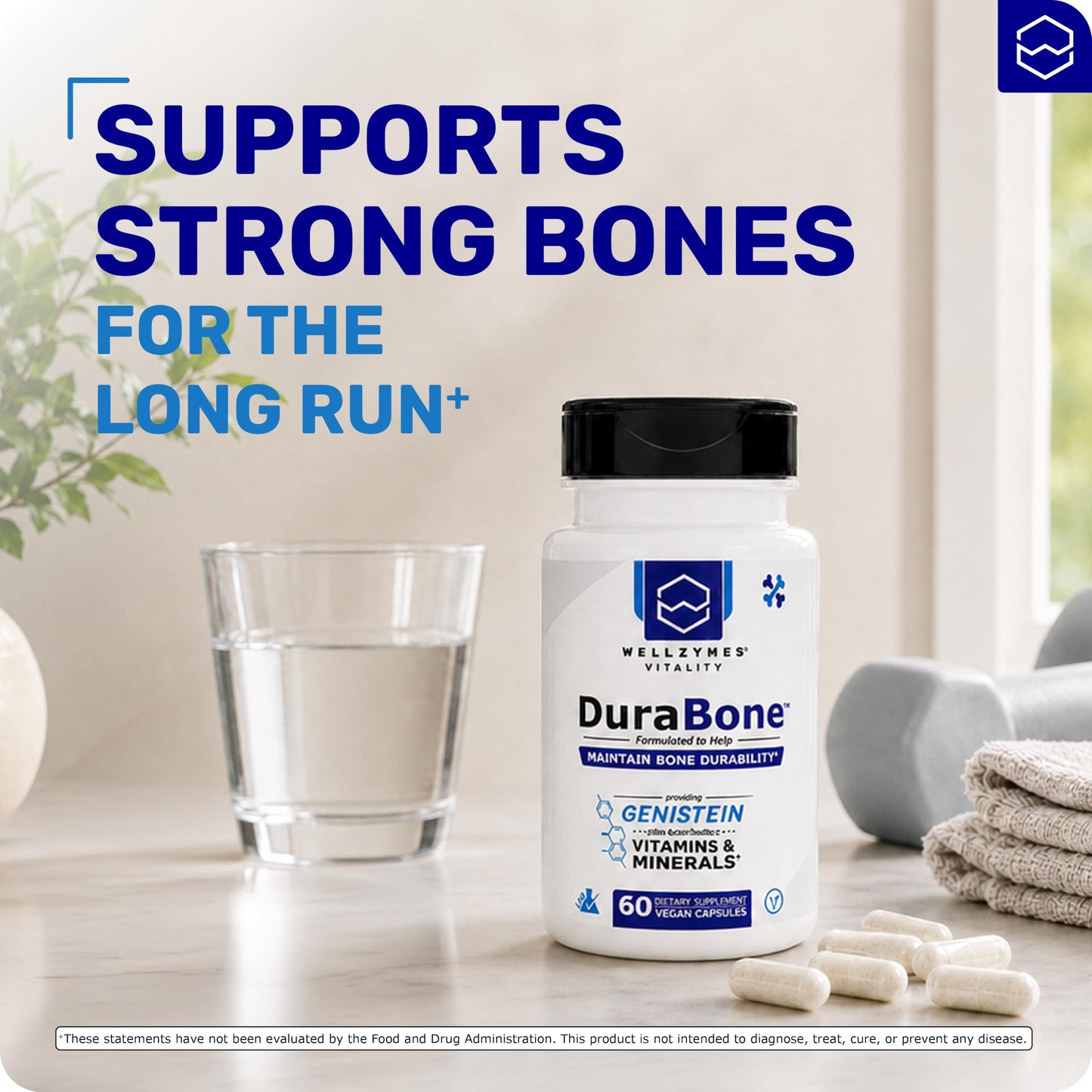 Wellzymes DuraBone 60 Capsules