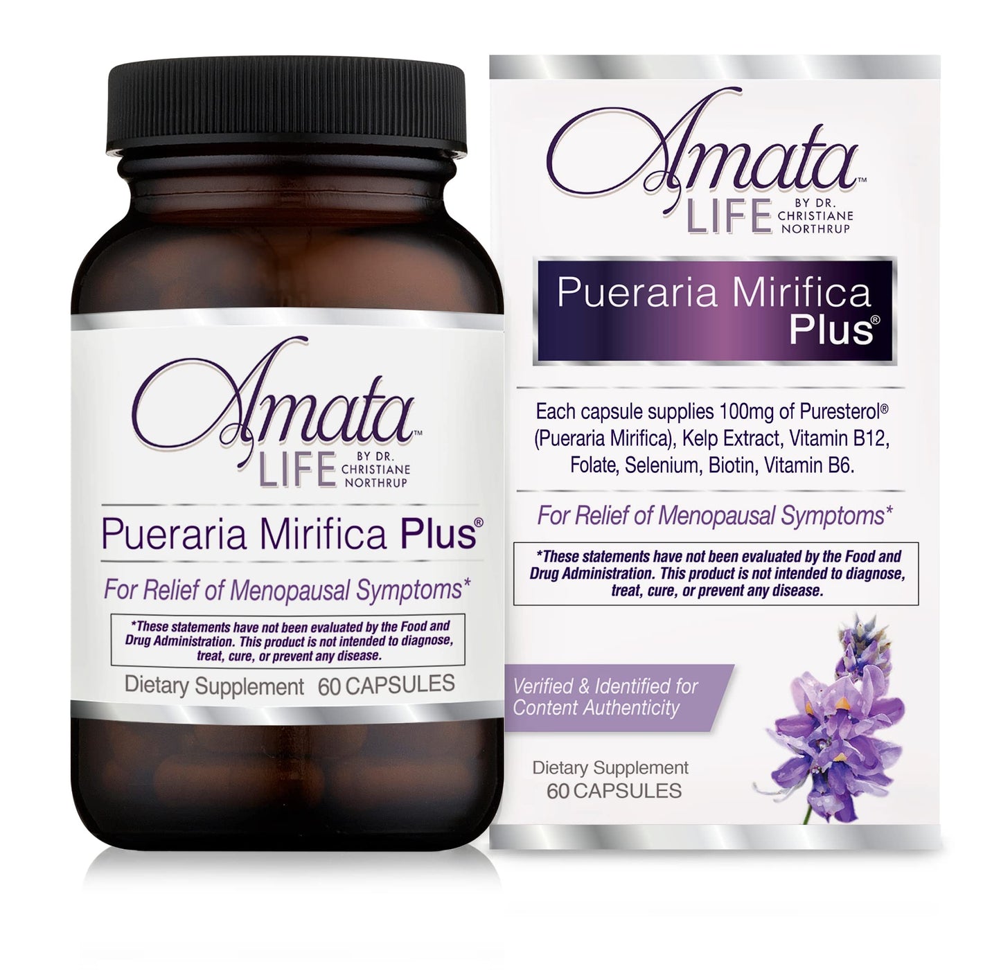Amata Life Pueraria Mirifica Plus Capsules 60 Count