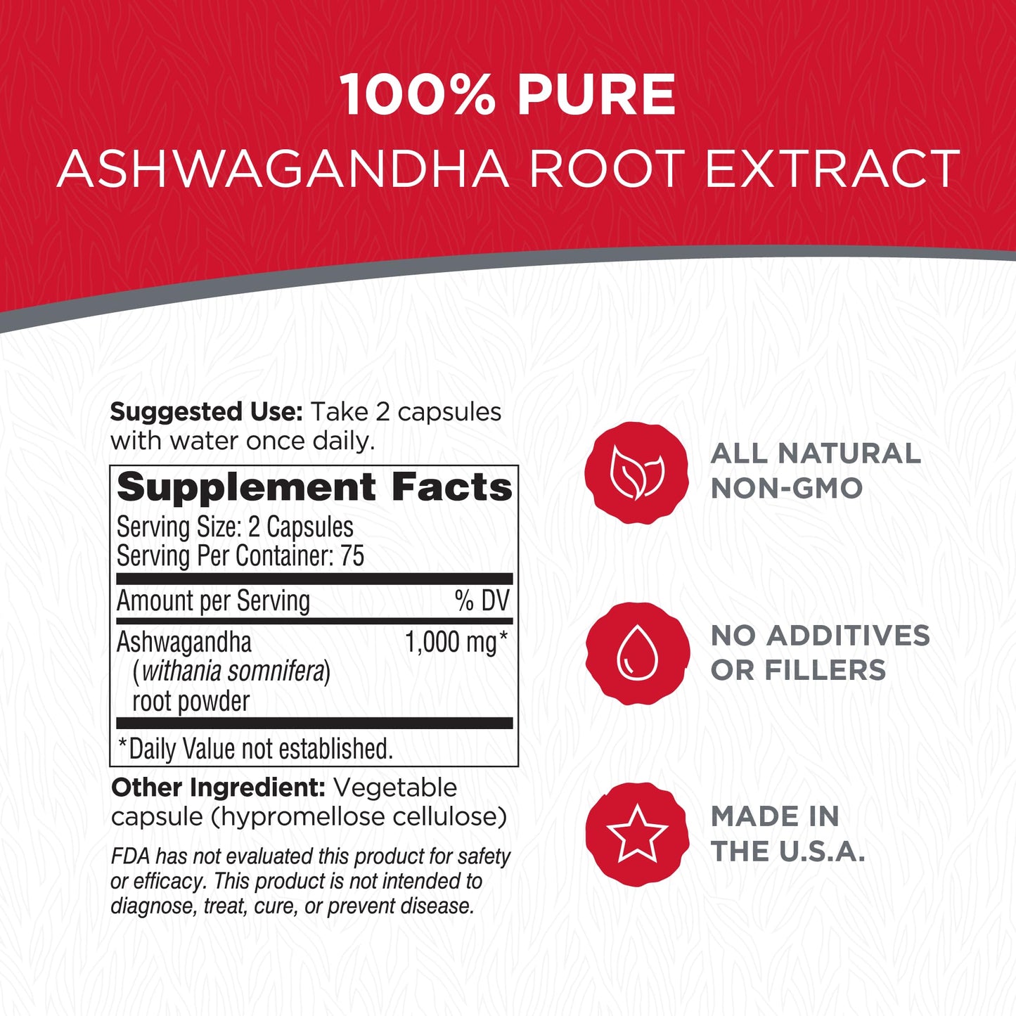 Dairyland Management LLC Ashwagandha 150 Capsules