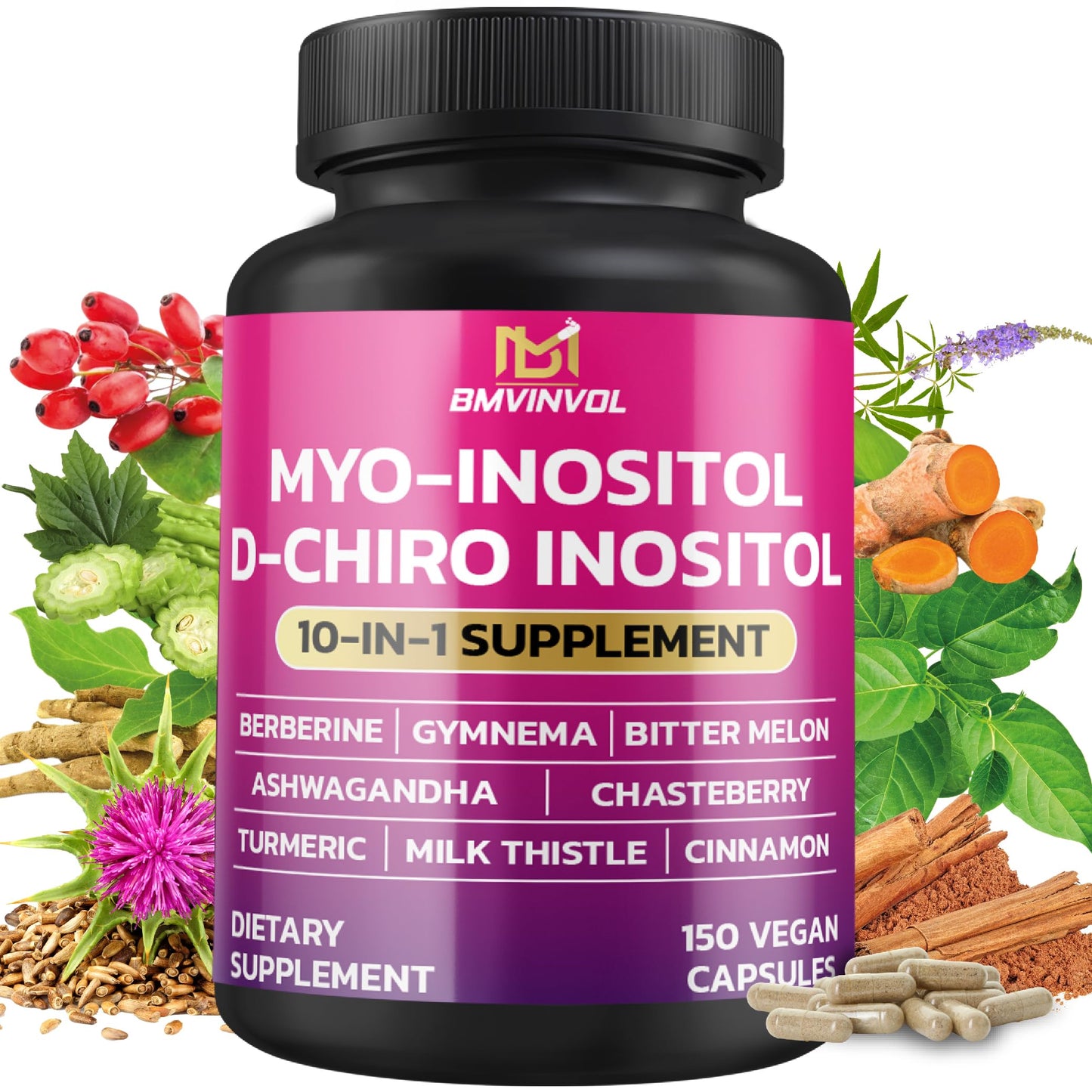 BMVINVOL Inositol Supplement Capsule 150 Capsules