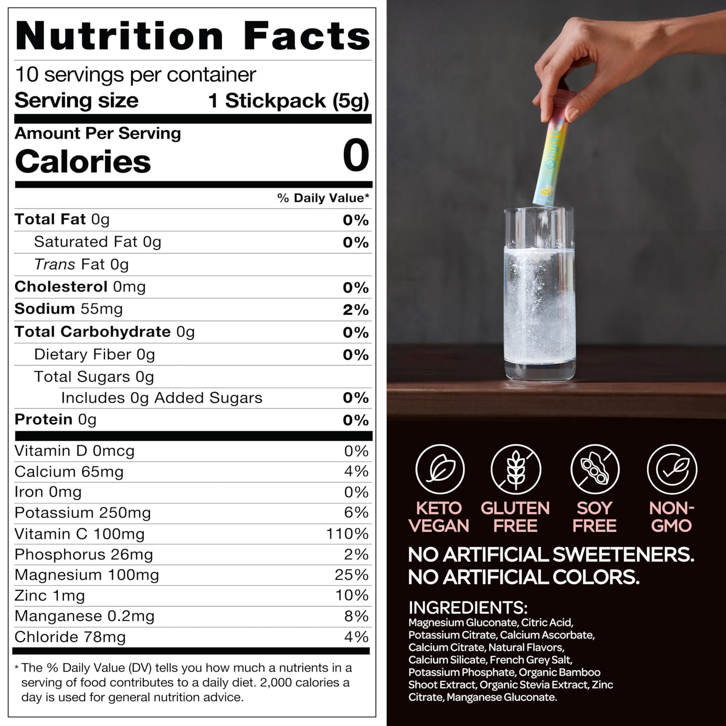 Hydracy Electrolyte Powder Packets 10