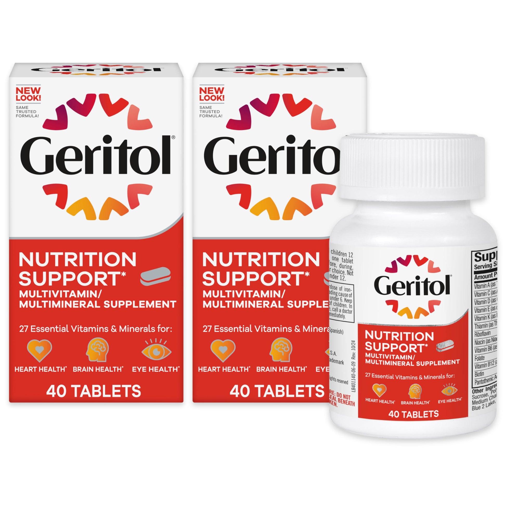 Geritol Multivitamin Supplement Tablet 80 Tablets