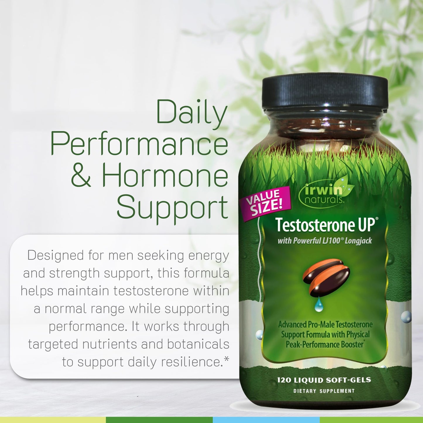 Irwin Naturals Testosterone UP Softgels 120 Count