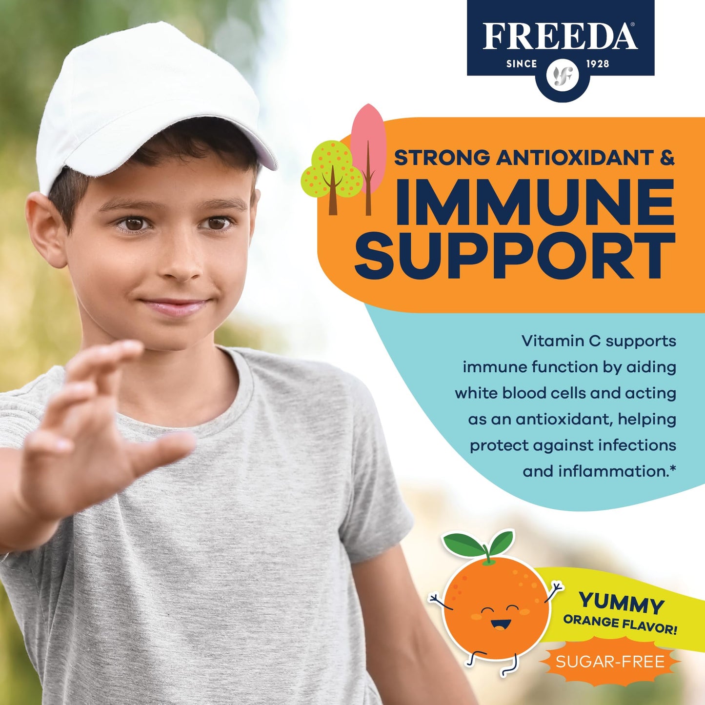 FREEDA Vitamin C Gummies 120 Count