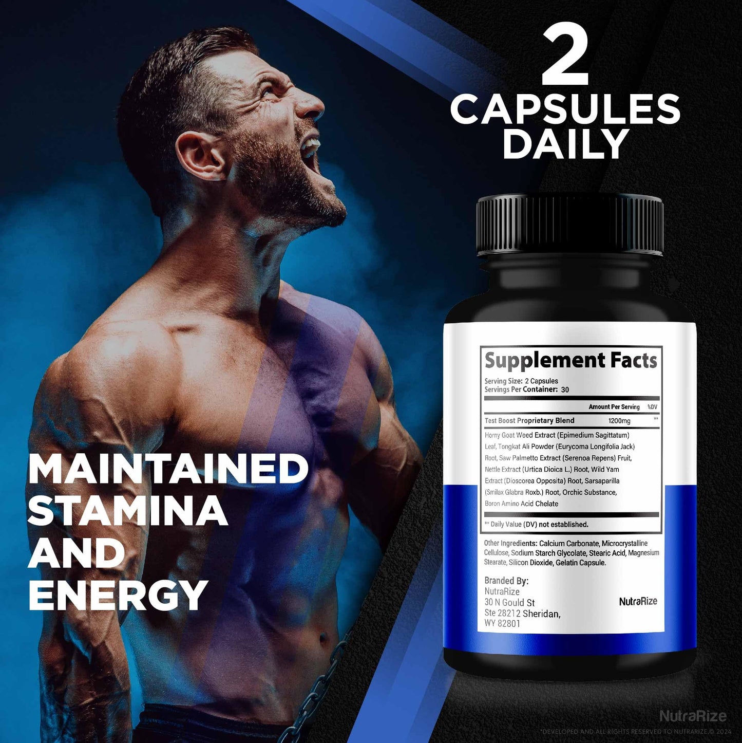 NutraRize Virility Savior Capsules, 60 Capsules