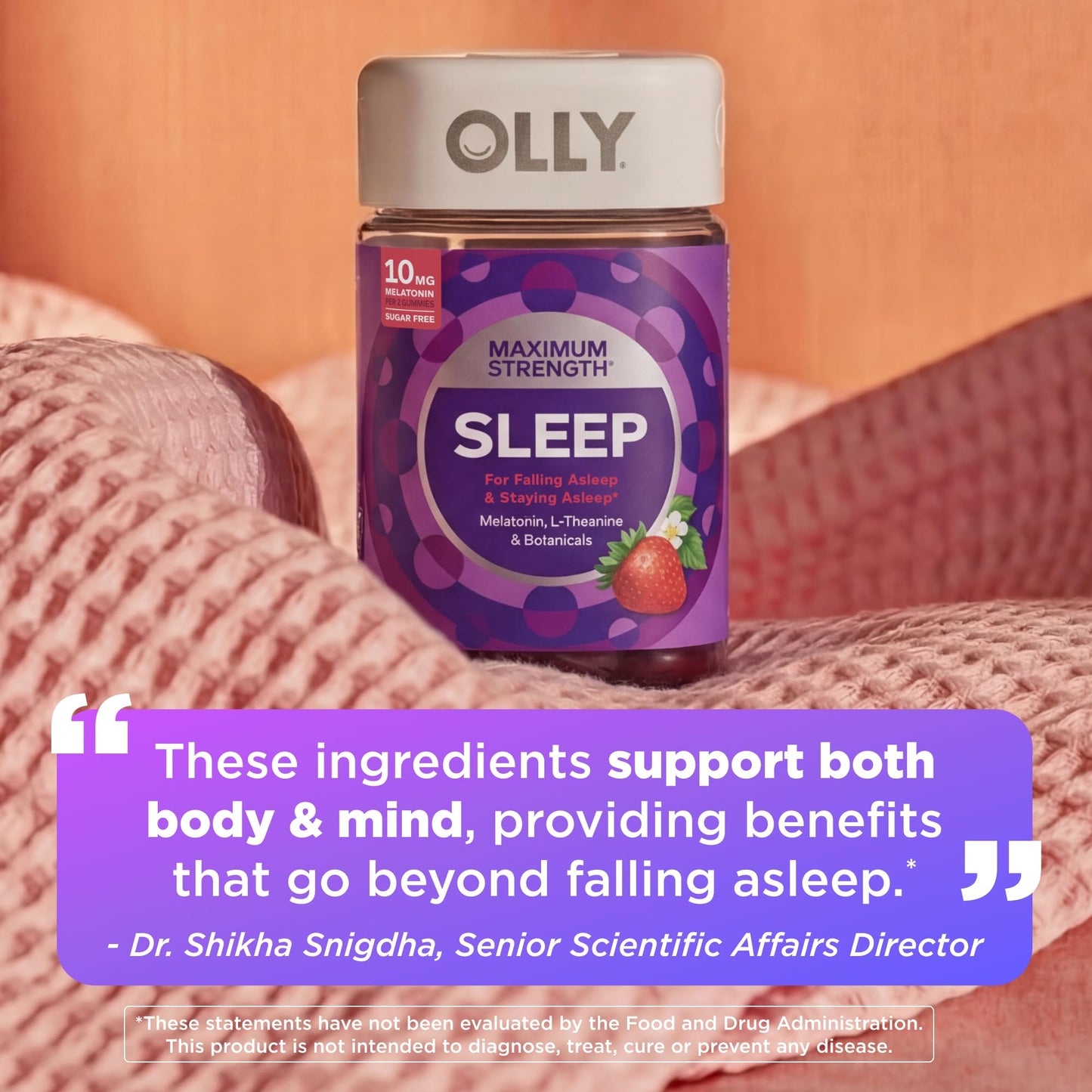 OLLY Max Strength Sleep Gummy 70 Count