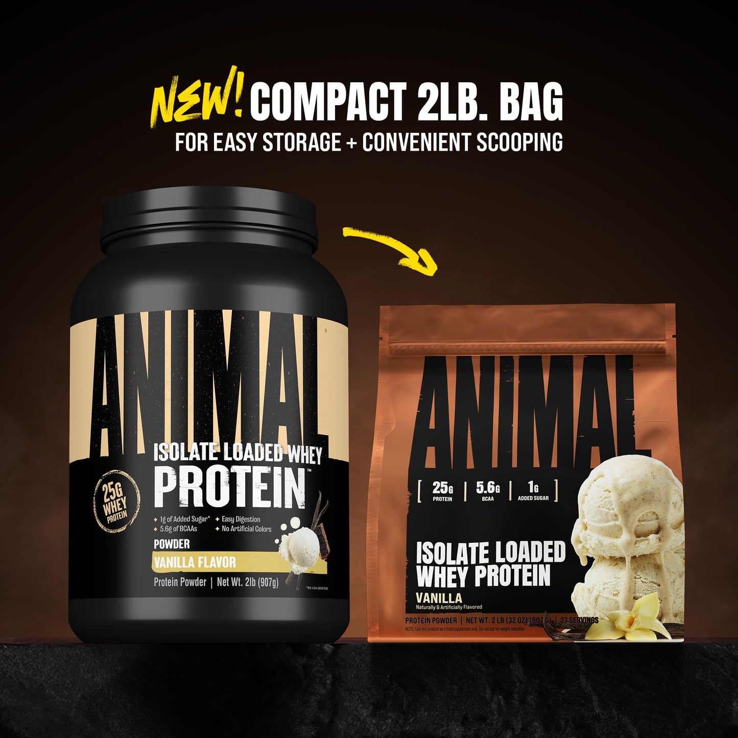 Animal Whey Isolate Protein Powder 32 Servings