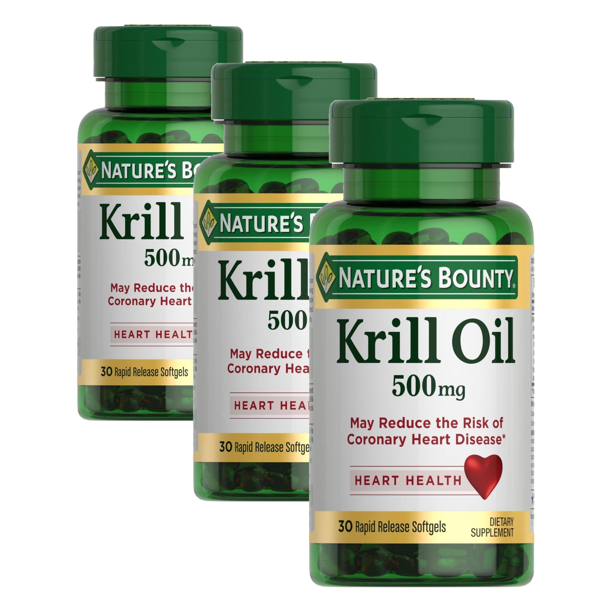 Nature's Bounty Krill Oil Softgels 90 Count
