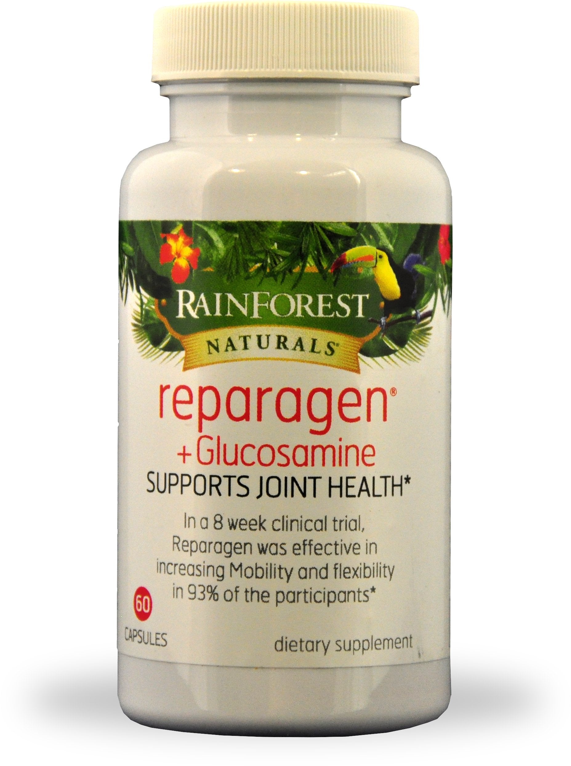 Rainforest Nutritionals Inc. Reparagen Plus Glucosamine Capsule, 60 Capsules