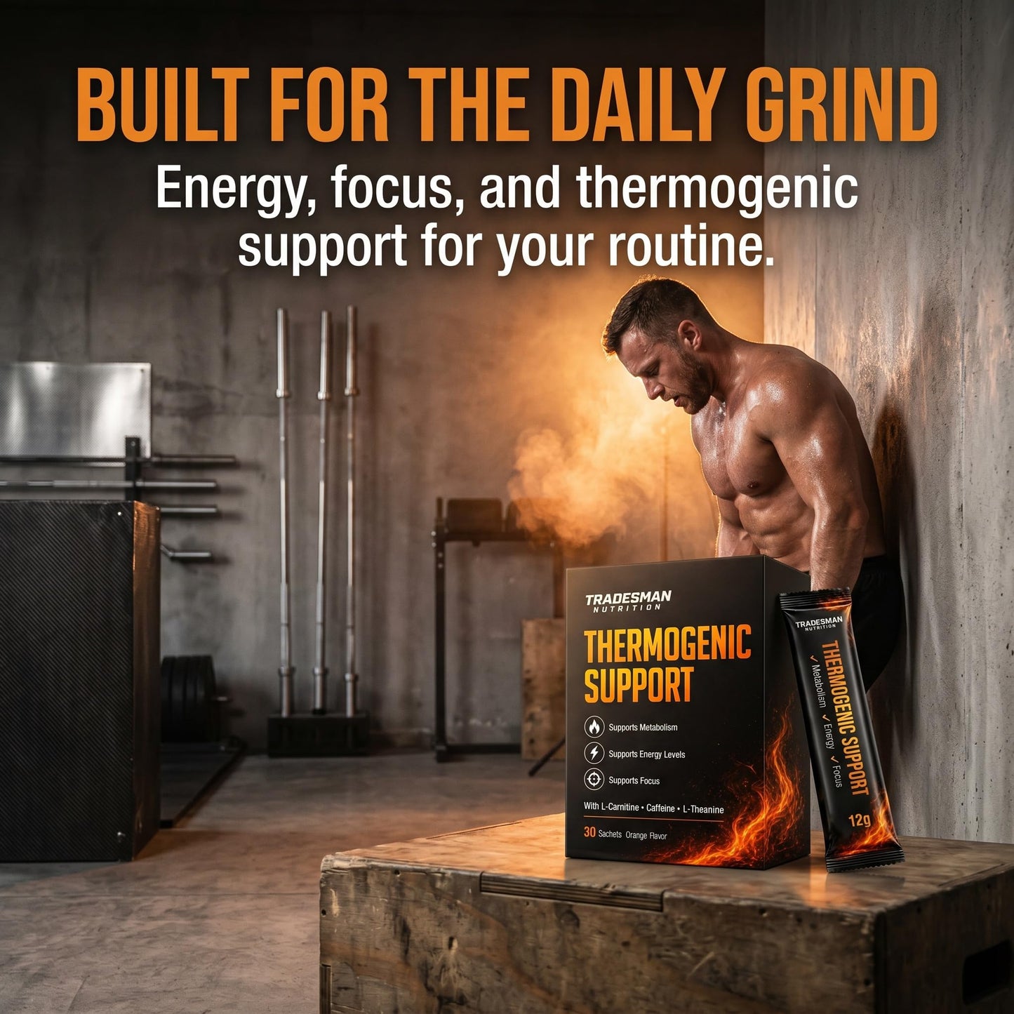 ONAISE Tradesman Nutrition Shred Thermogenic Support - Metabolism Support Formula for Energy & Focus, Powder, 12.7 Ounce