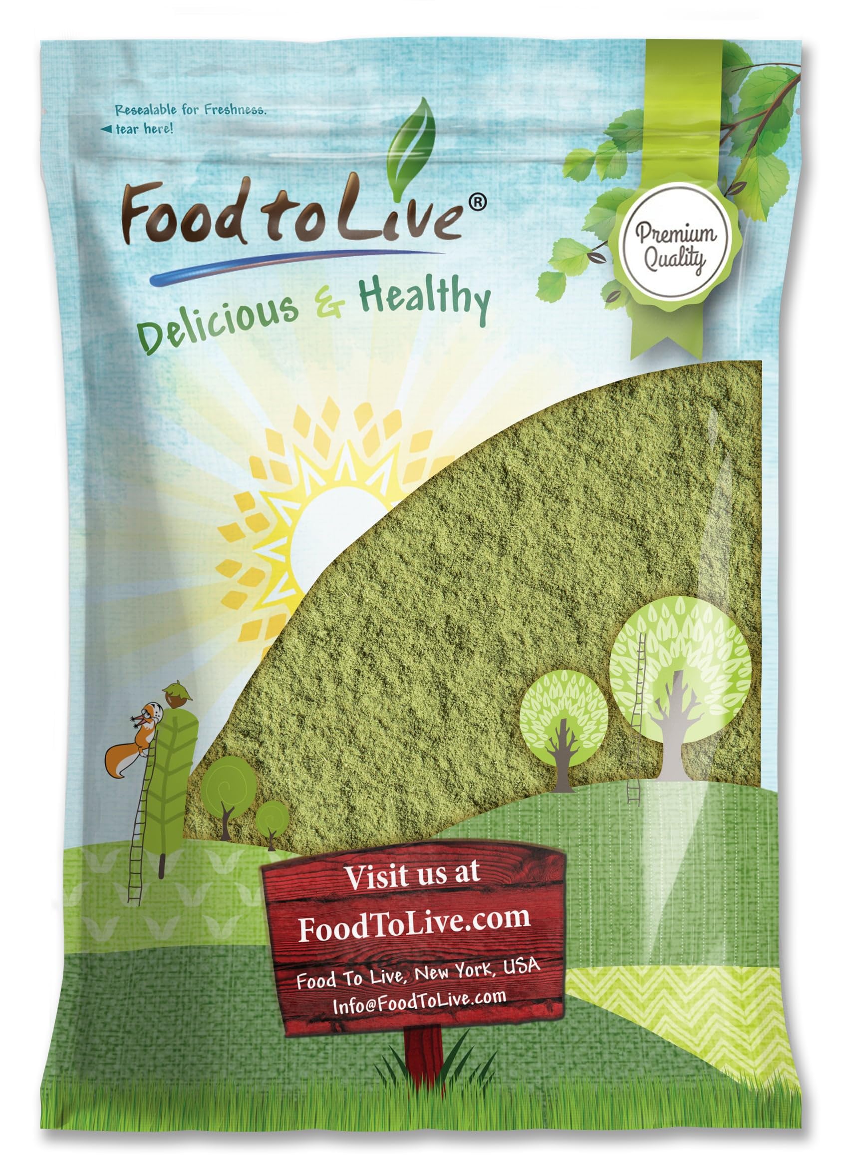 Food to Live Alfalfa Powder 80 oz