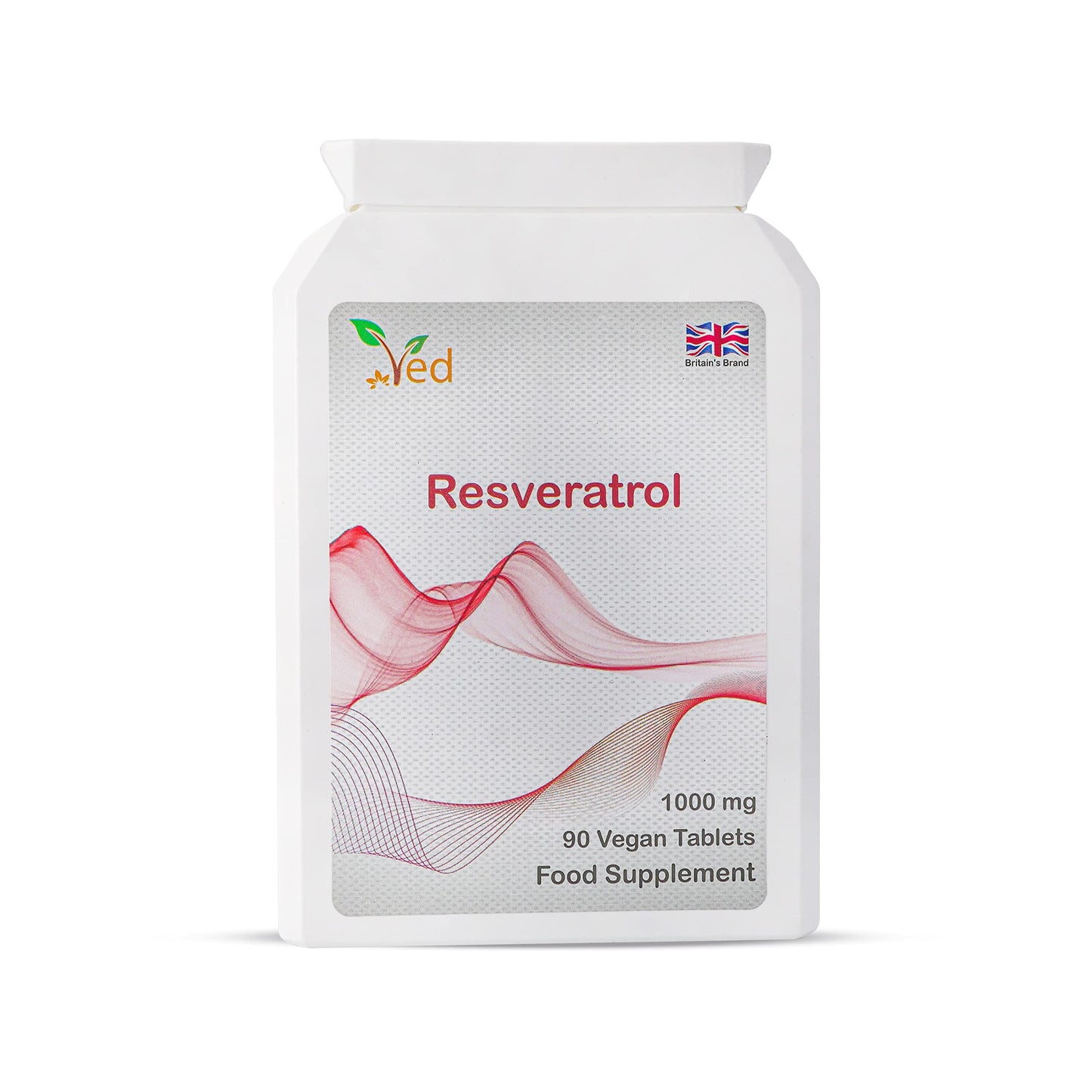 Ved Resveratrol 1000 mg Tablet, 90 Tablets