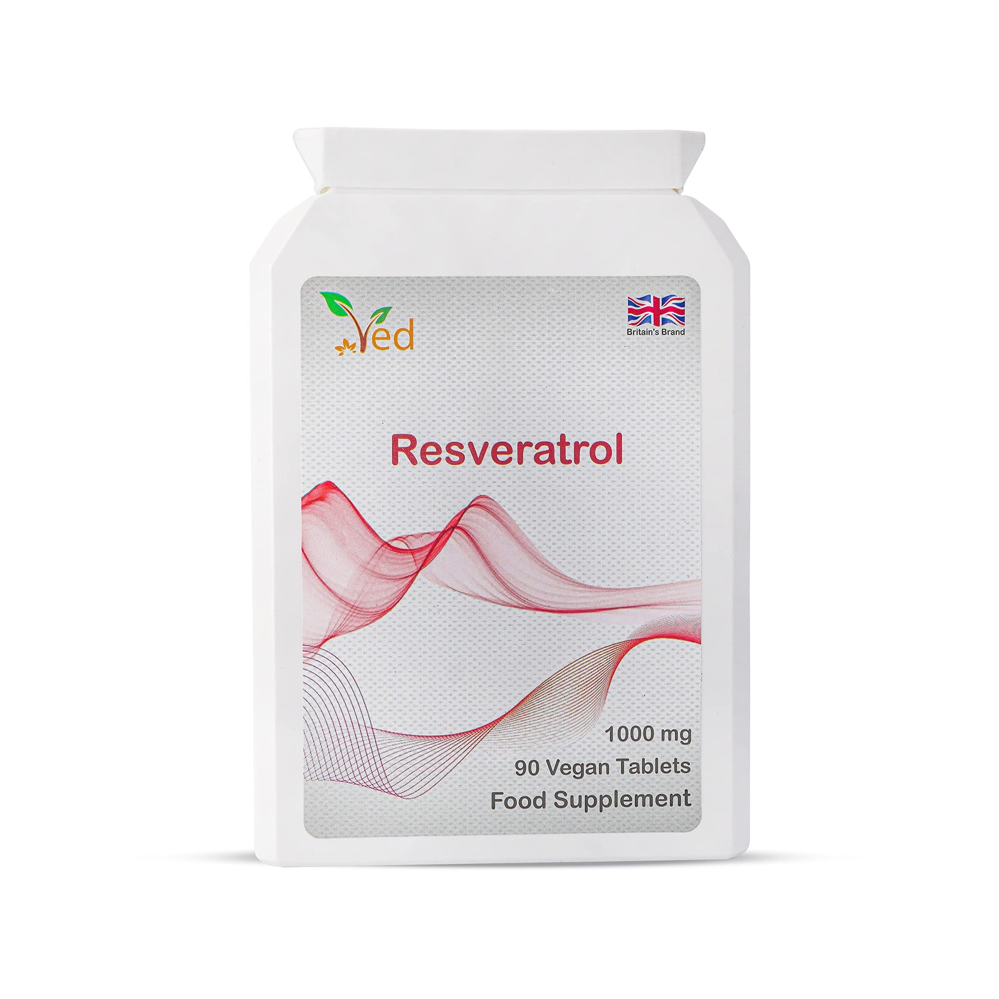 Ved Resveratrol 1000 mg Tablet, 90 Tablets