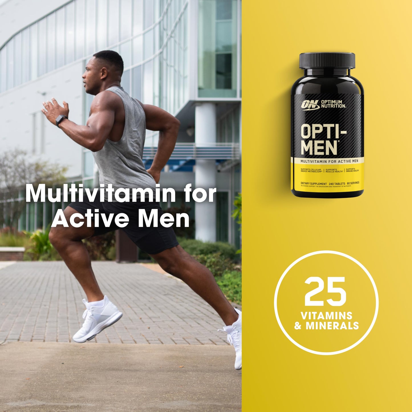 Optimum Nutrition Opti-Men Daily Multivitamin Supplement 240 Tablets