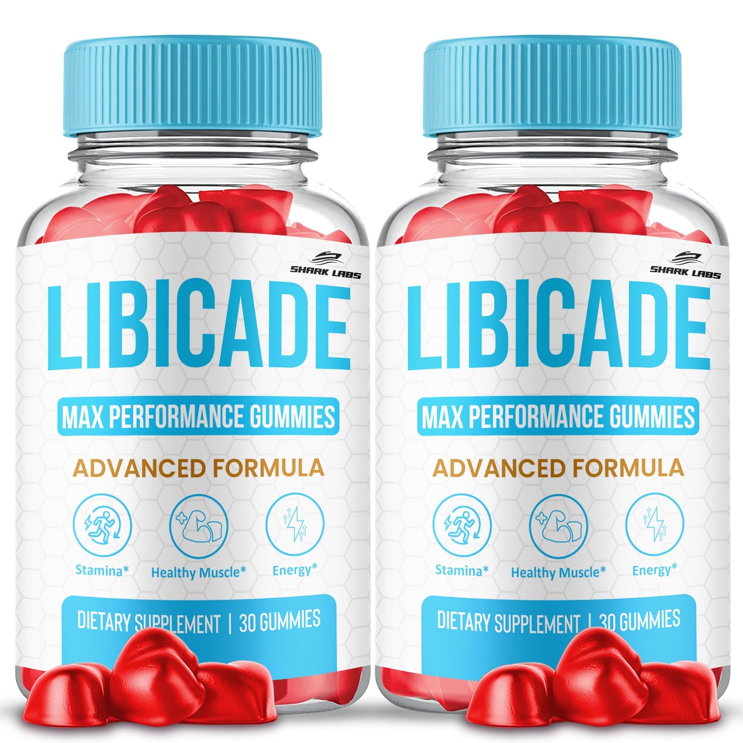 Shark Labs Libicade Gummies, Gummy, 30 Count
