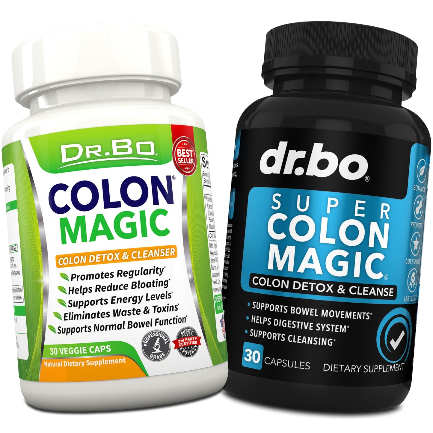DR. BO Colon Cleanser Detox Supplement 60 Capsules