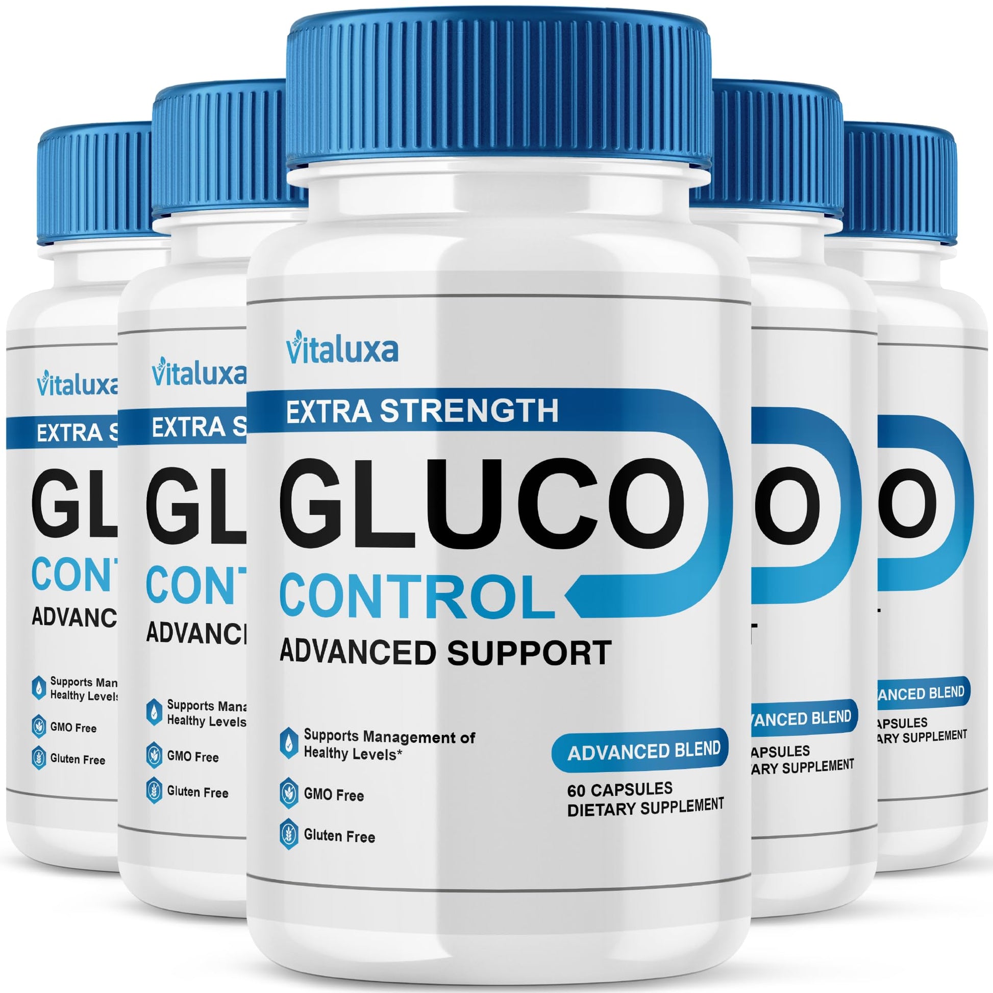 Vitaluxa Gluco Control Capsules, 300 Count