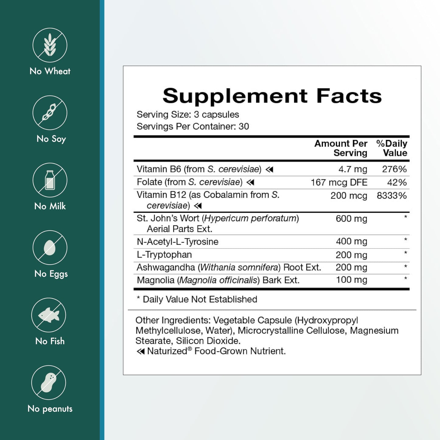 Natura Health Products Up-Lift St Johns Wort Mood Support Supplement 90 Capsules