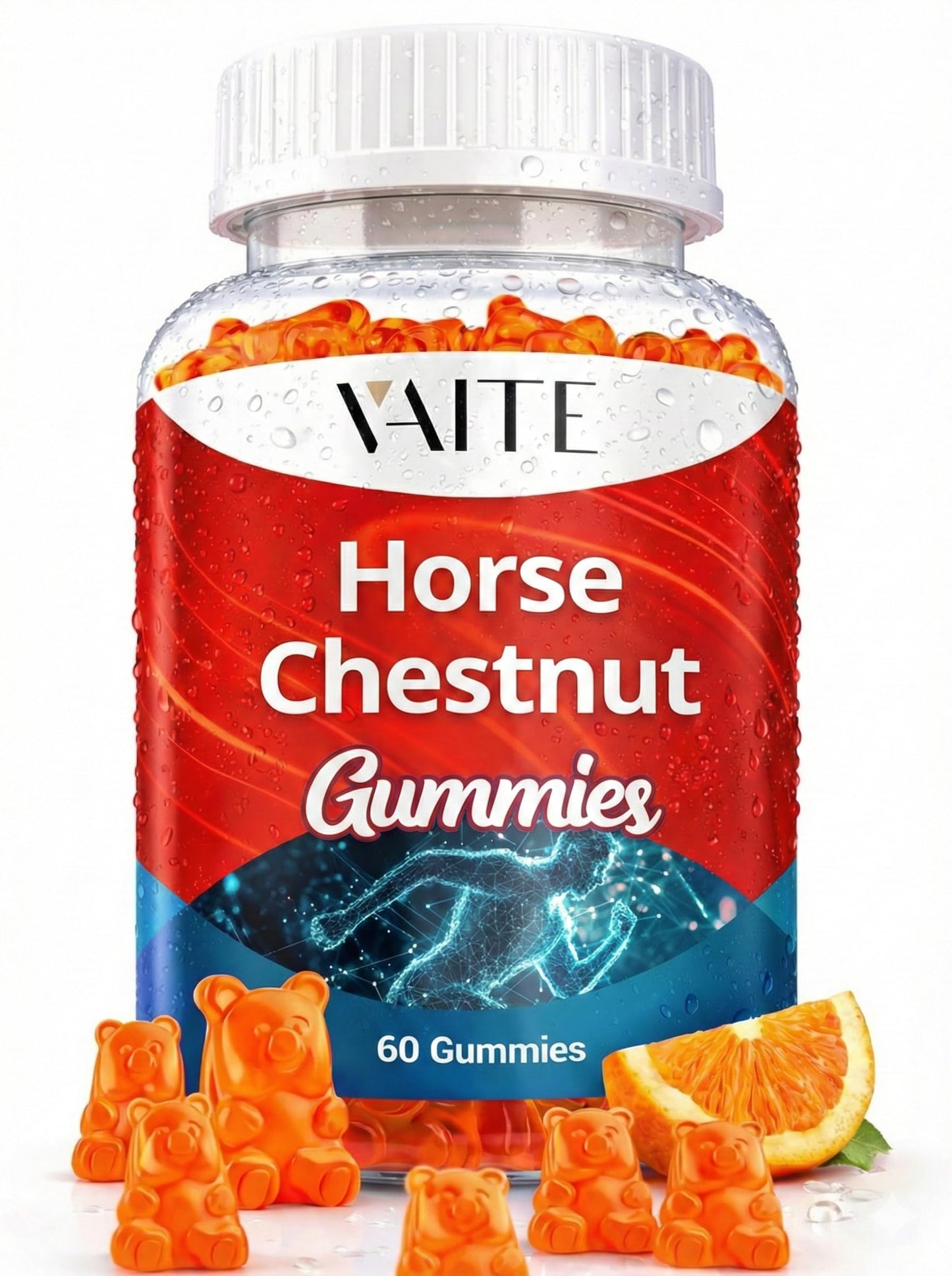 VAITE Horse Chestnut Extract Supplement Gummy 60 Count