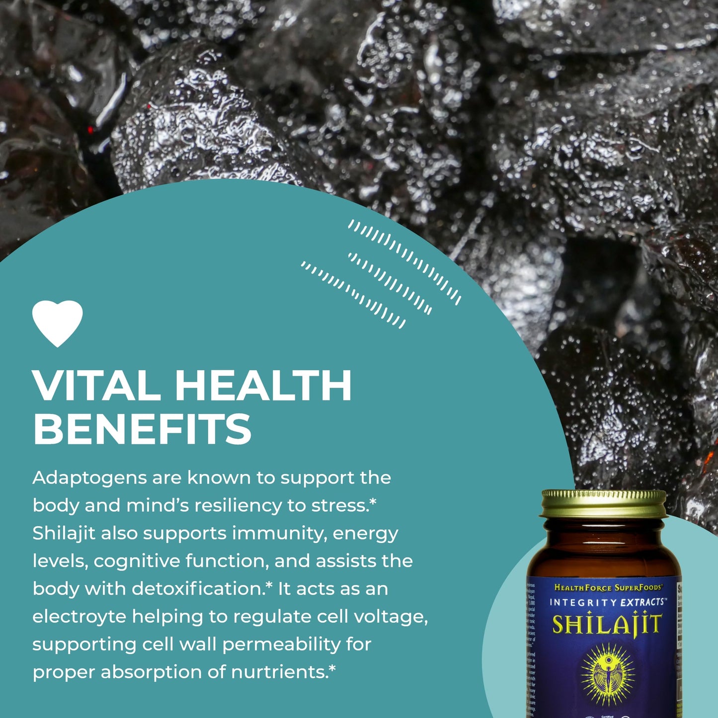 HealthForce SuperFoods Shilajit Capsules 120