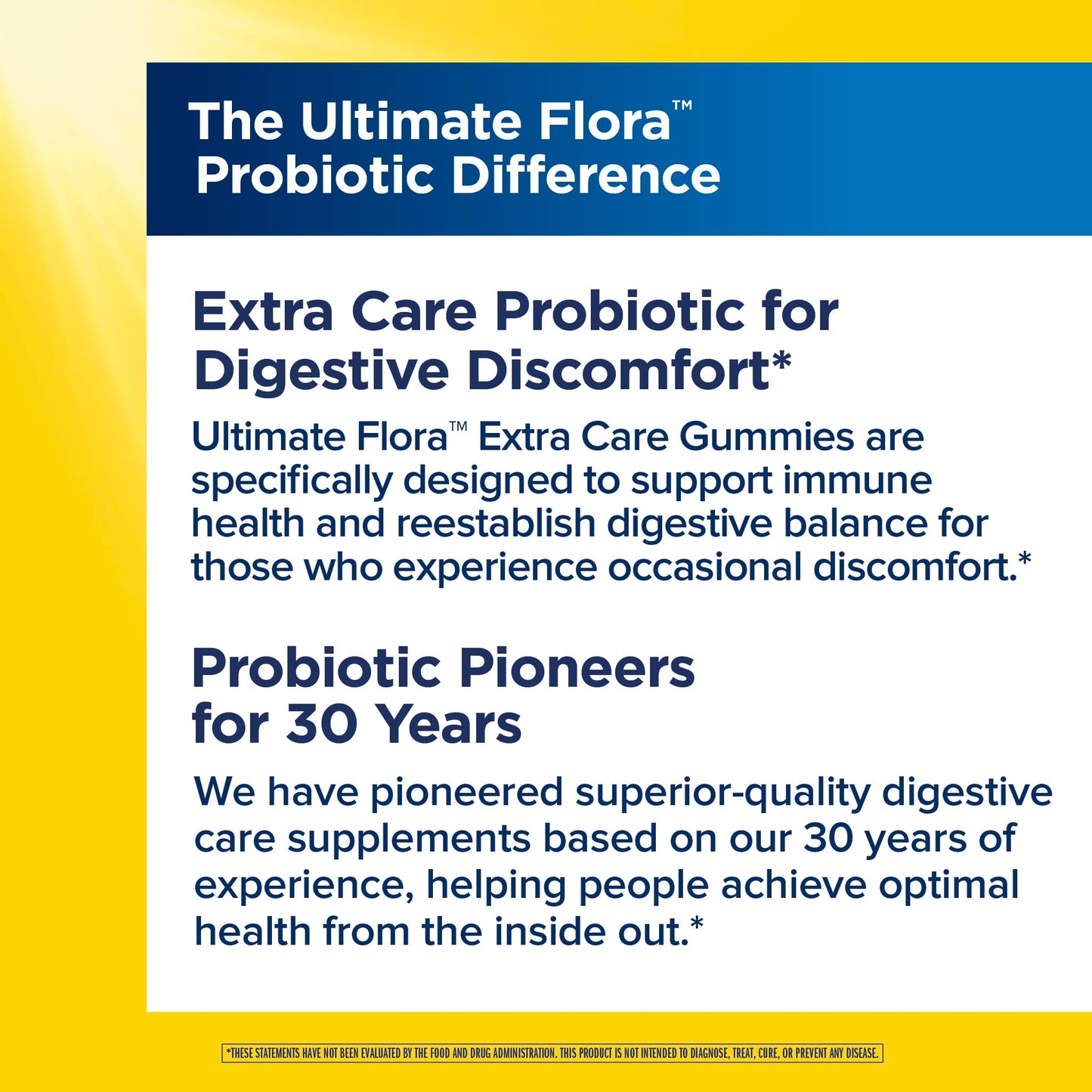 Renew Life Extra Care Digestive Prebiotic and Probiotic Gummies, 48 Count