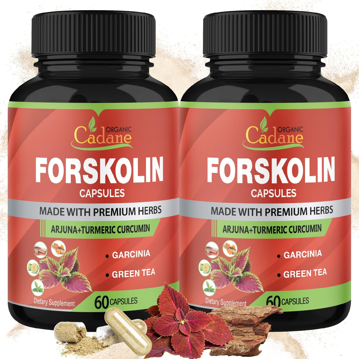 Organic Cadane Forskolin Supplements Capsule 120