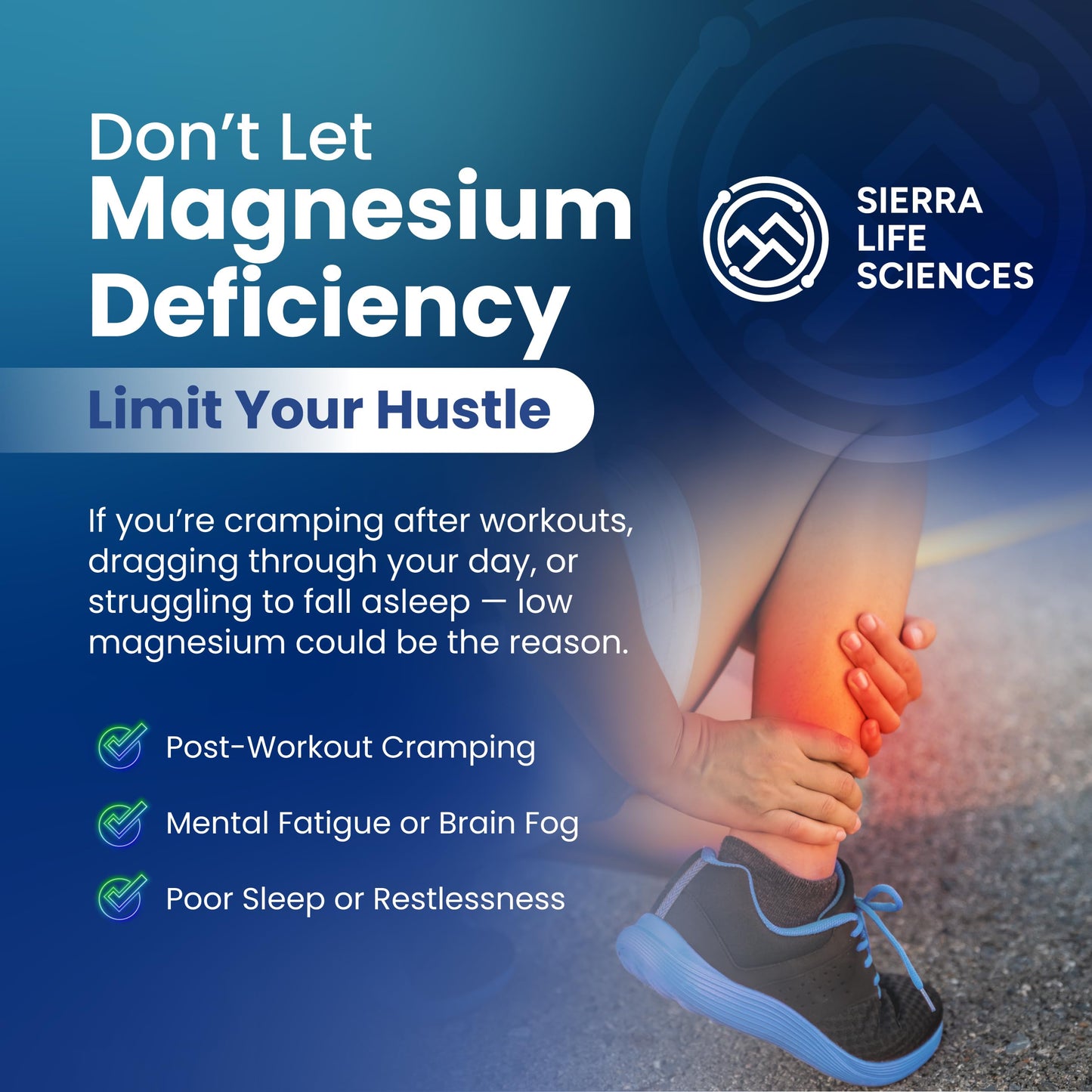 Sierra Life Sciences Magnesium Glycinate 150mg High Absorption Chelated Magnesium Supplement 60 Capsules