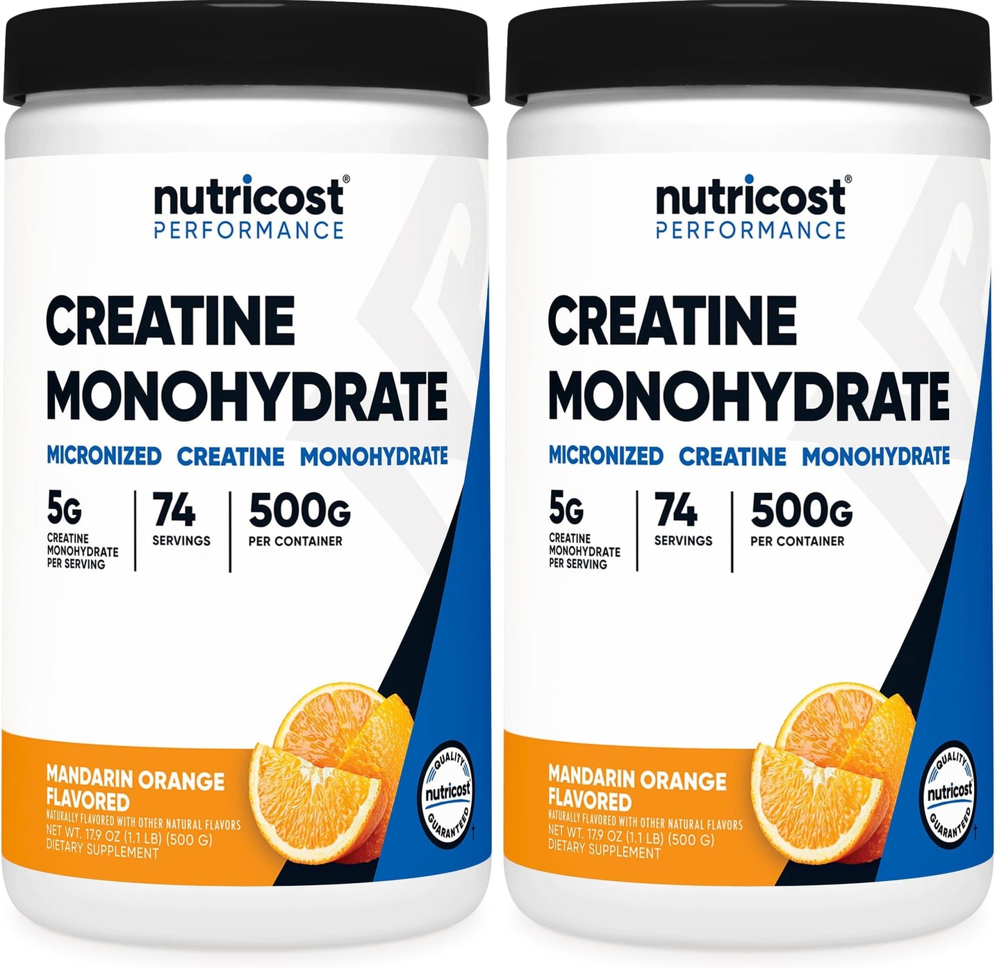 Nutricost Creatine Monohydrate Powder (37.8) - 500 Gram (Pack of 2) - Micronized Creatine Supplement - Vegan, Non-GMO, Gluten Free