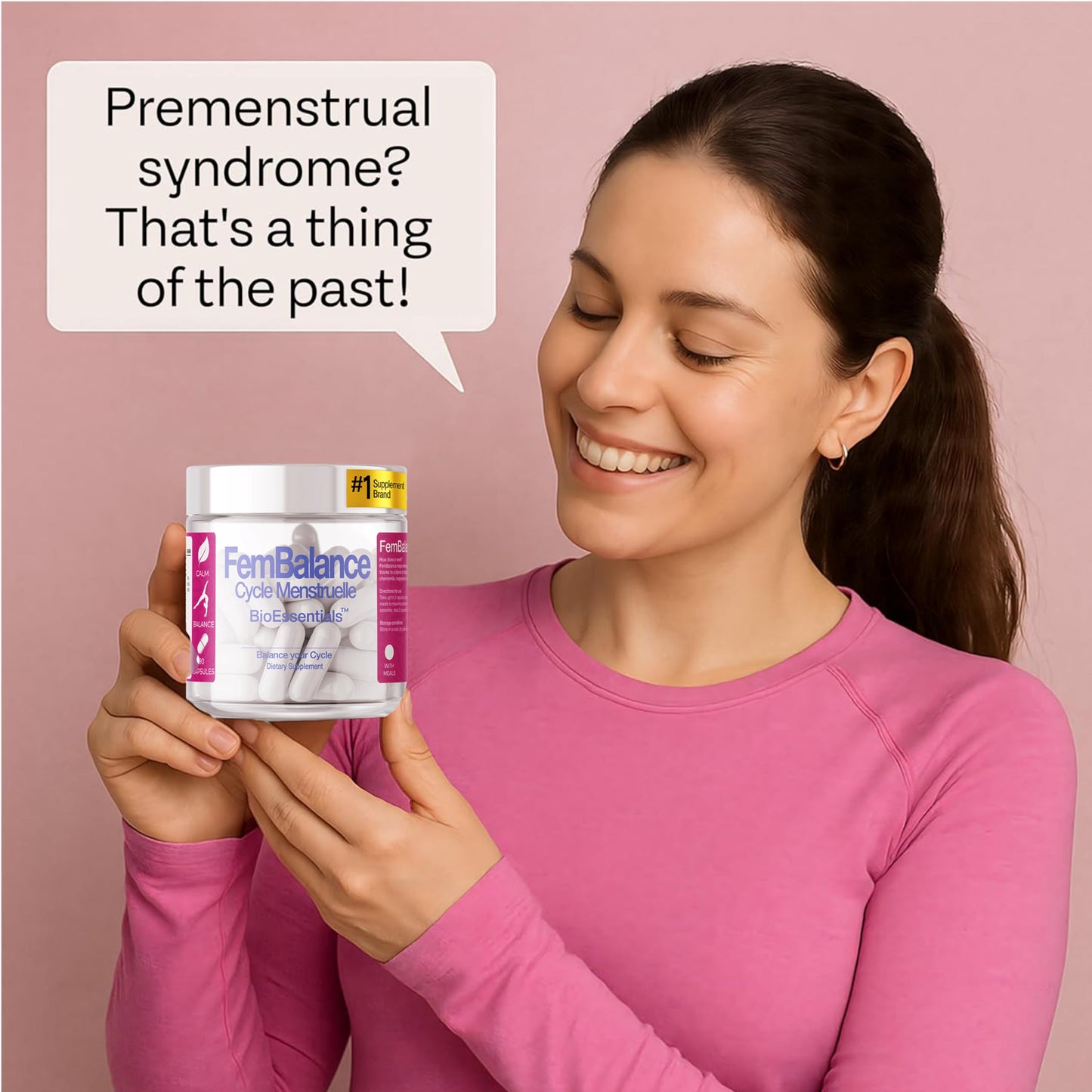 BioEssentials FemBalance Female Hormonal Balance Complex Capsules, 90 Count
