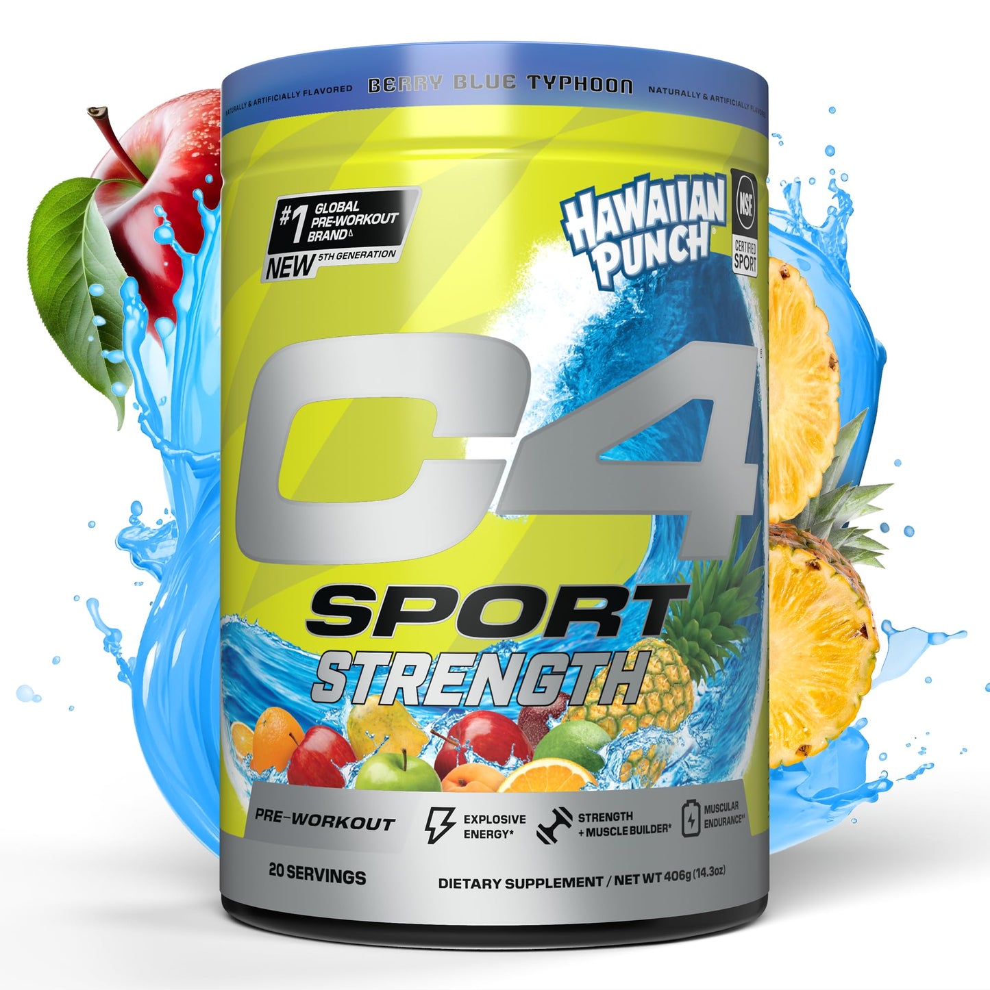 C4 C4 Sport Strength Pre Workout Powder 14.32 Ounce