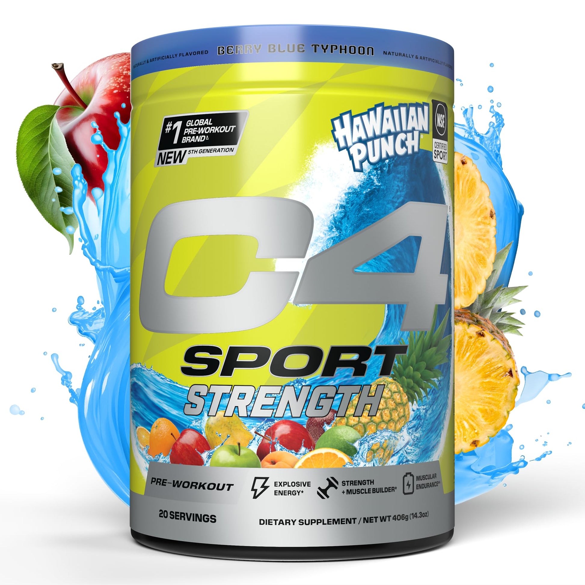 C4 C4 Sport Strength Pre Workout Powder 14.32 Ounce