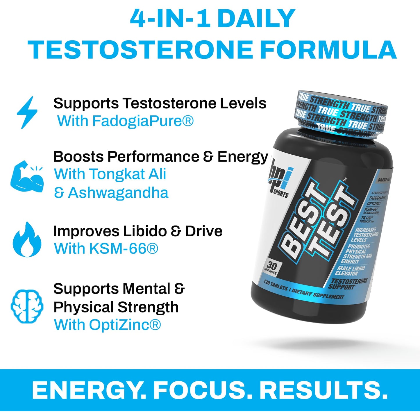 BPI Sports Best Test Testosterone Booster Capsule 1 Count