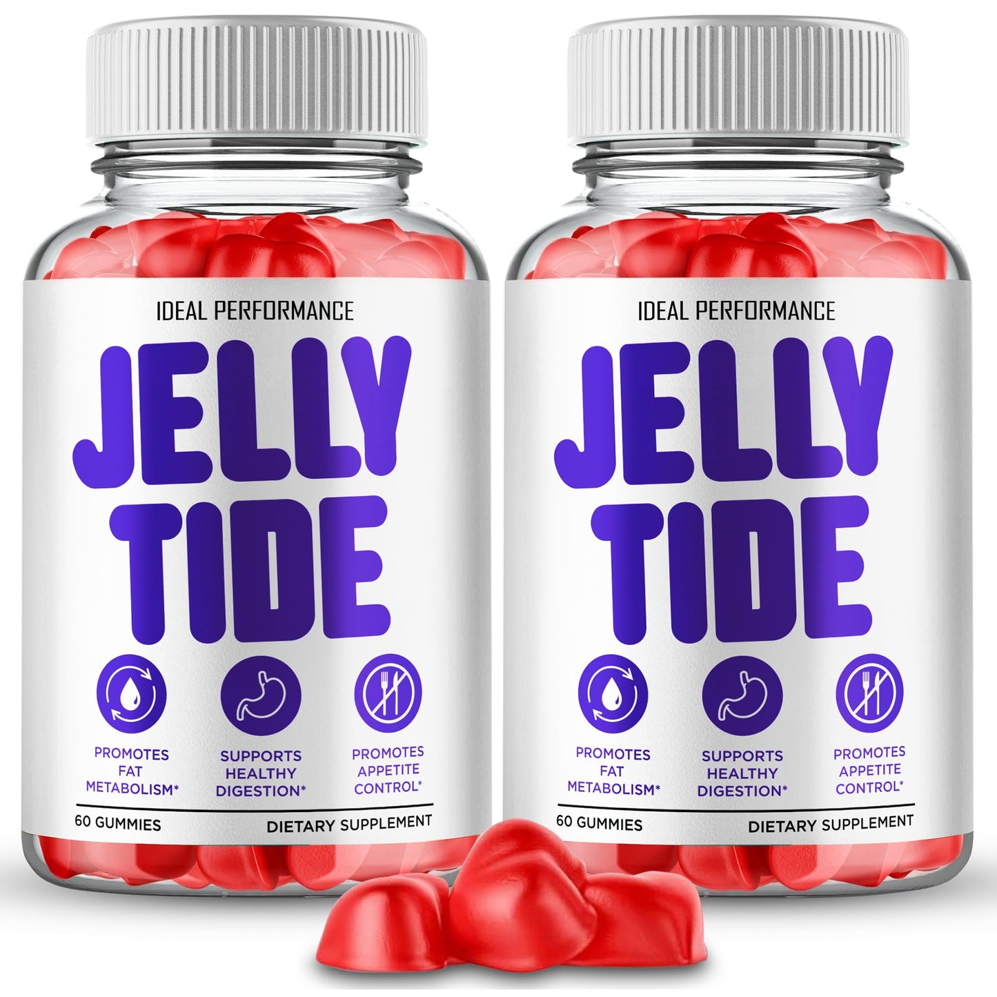 IDEAL PERFORMANCE Jelly Tide Gummies Keto ACV 120 Count