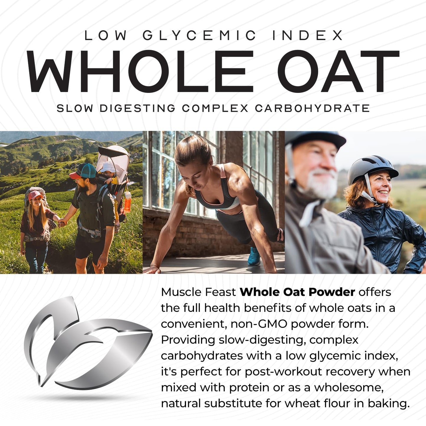 Muscle Feast Whole Oat Powder 128