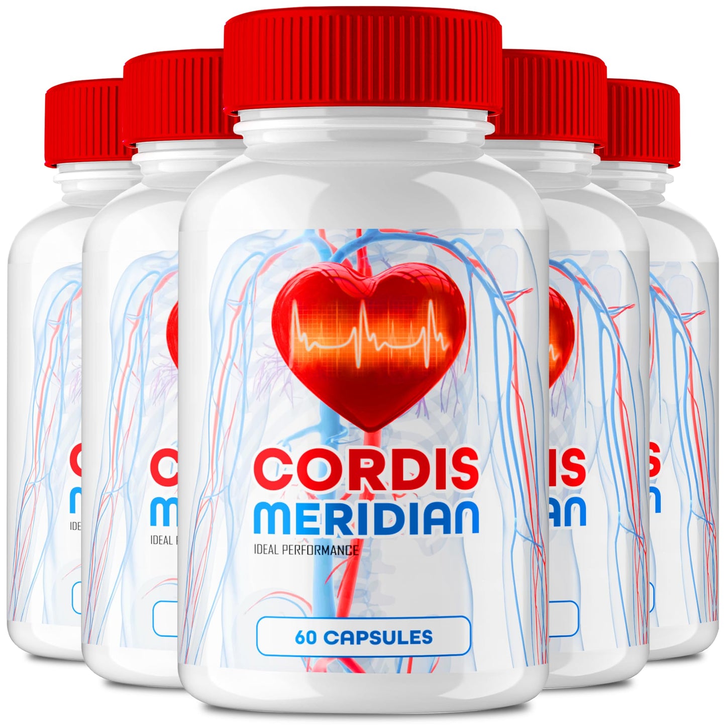 IDEAL PERFORMANCE Cordis Meridian Advanced Blood Formula Capsules, 300 Count
