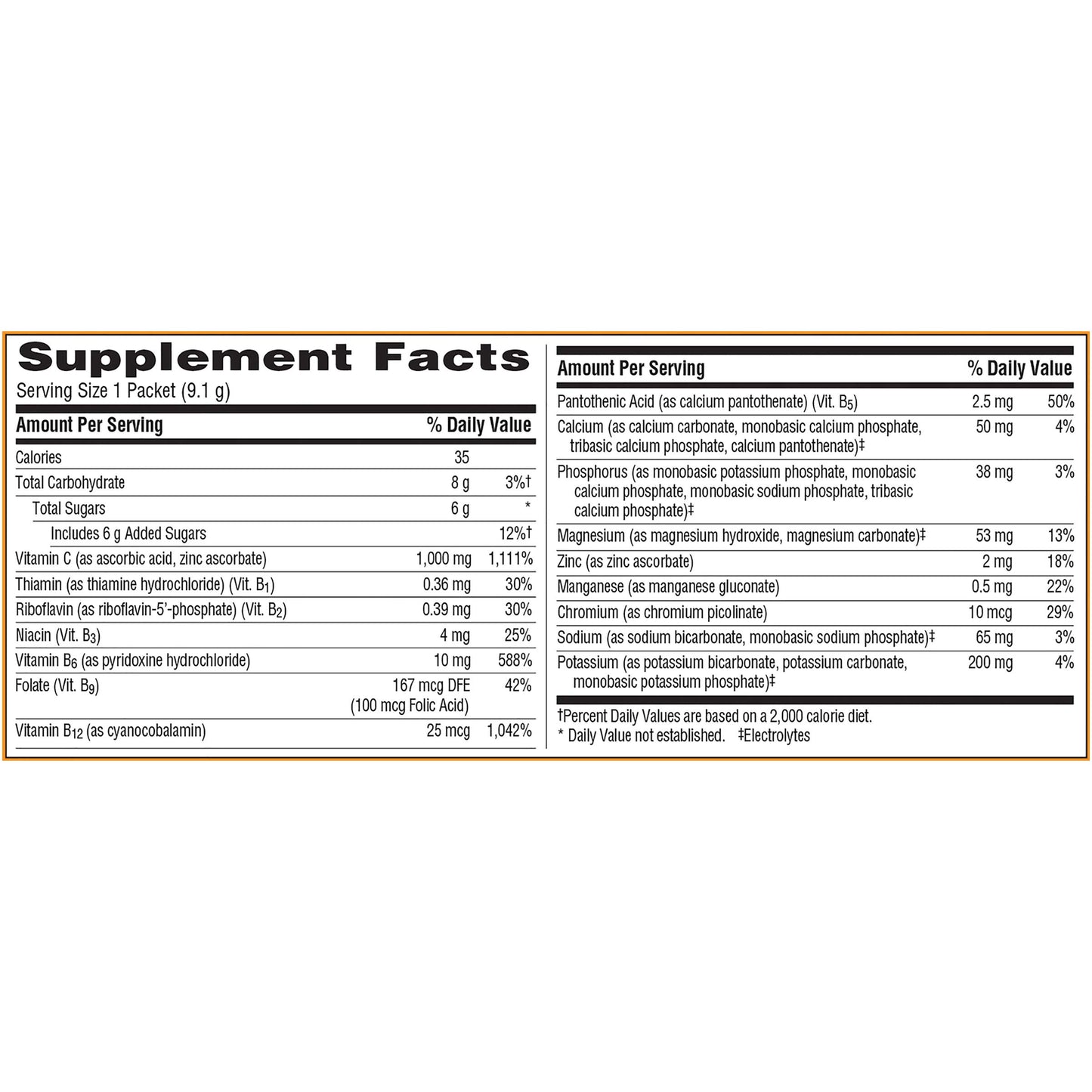 Emergen-C 1000mg Vitamin C Powder for Daily Immune Support, Powder, 36 Count