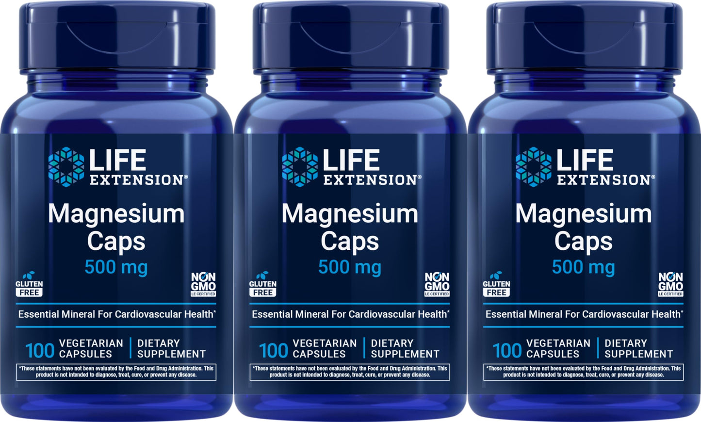 Life Extension Magnesium 500 mg Capsules 300 Capsules