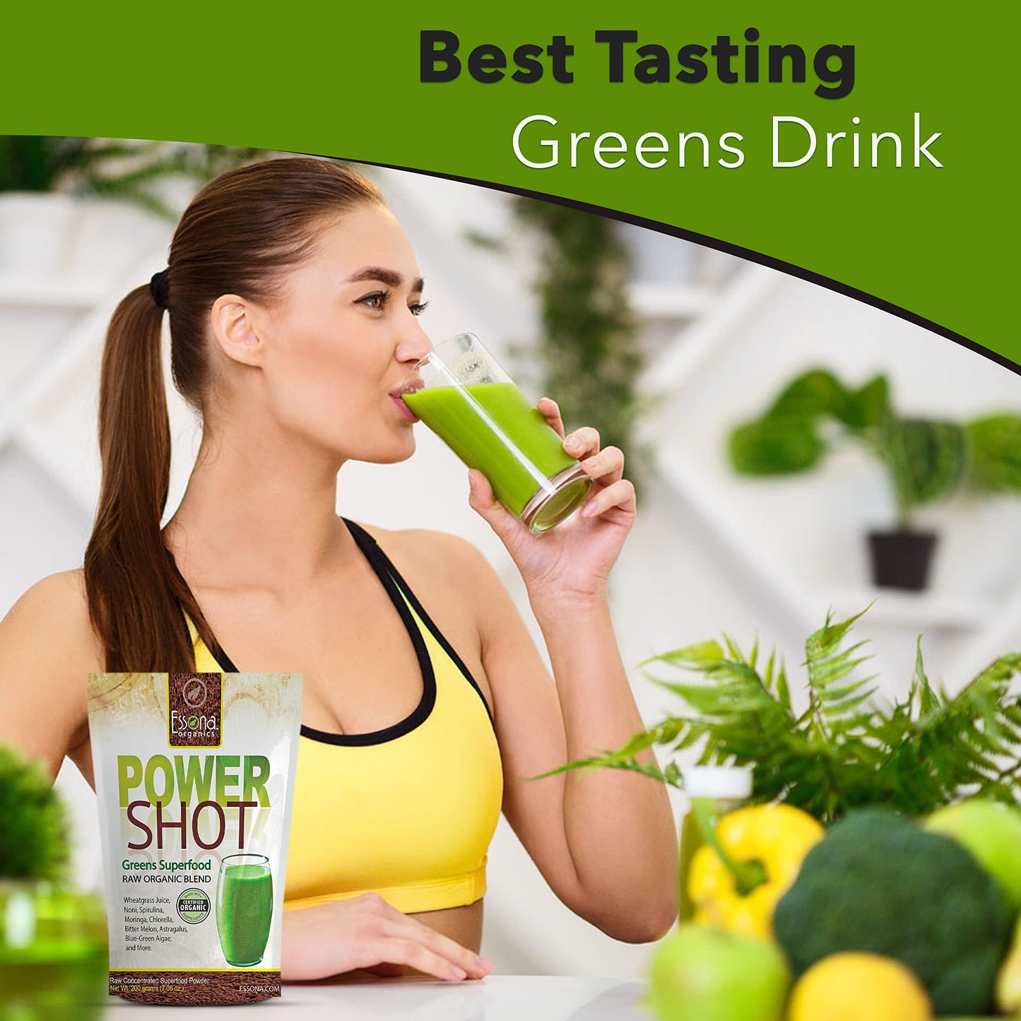 Vitesse Power Shot Greens Superfood Blend Powder 6.3 oz