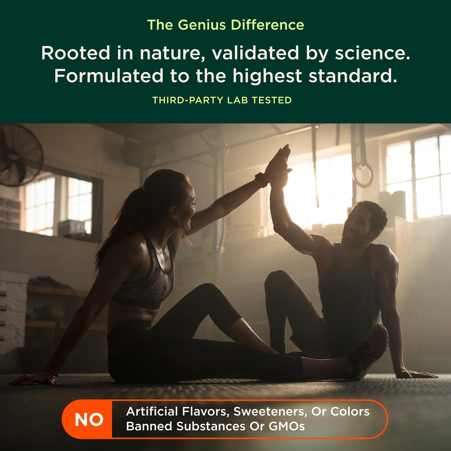 The Genius Brand Daily Superfood Greens Pineapple Powder 9.49 oz