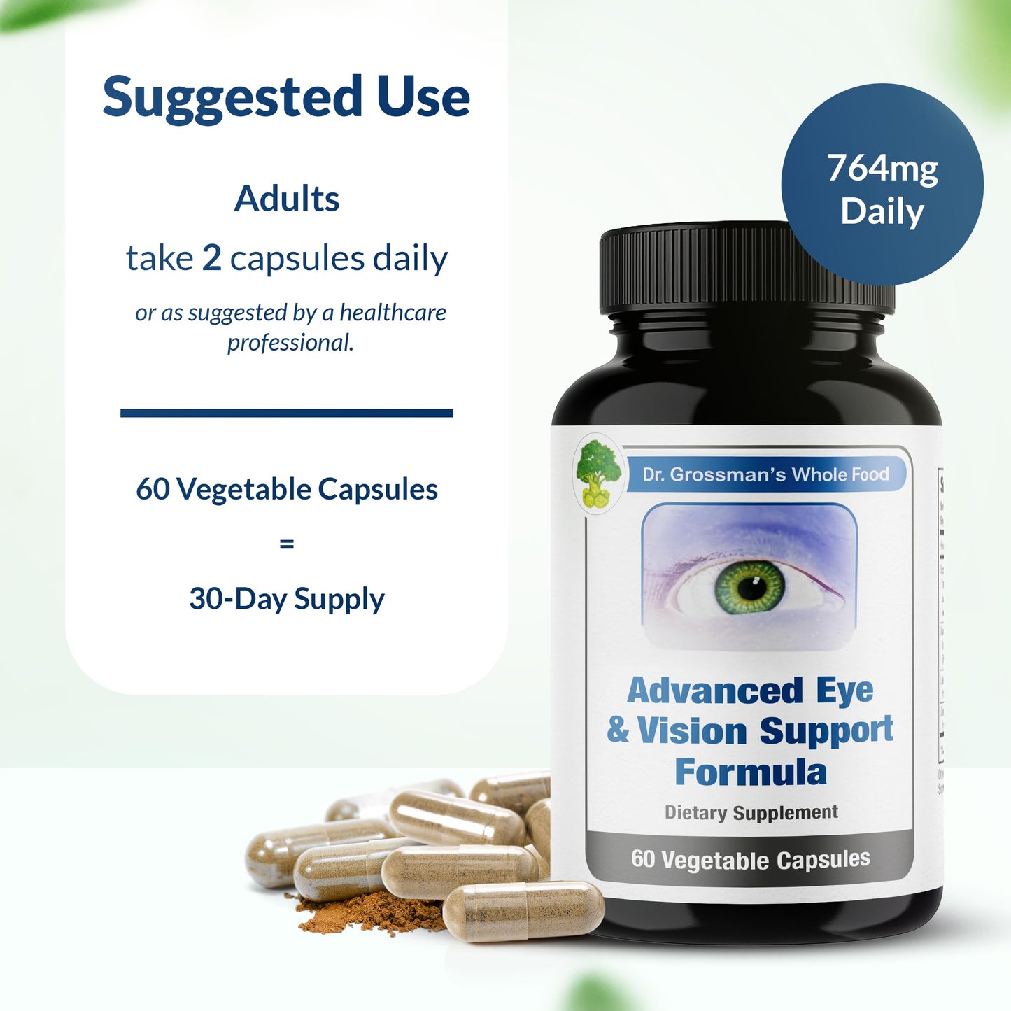 Integral Health Apothecary Whole Food Advanced Eye & Vision Support Formula 60 Capsules
