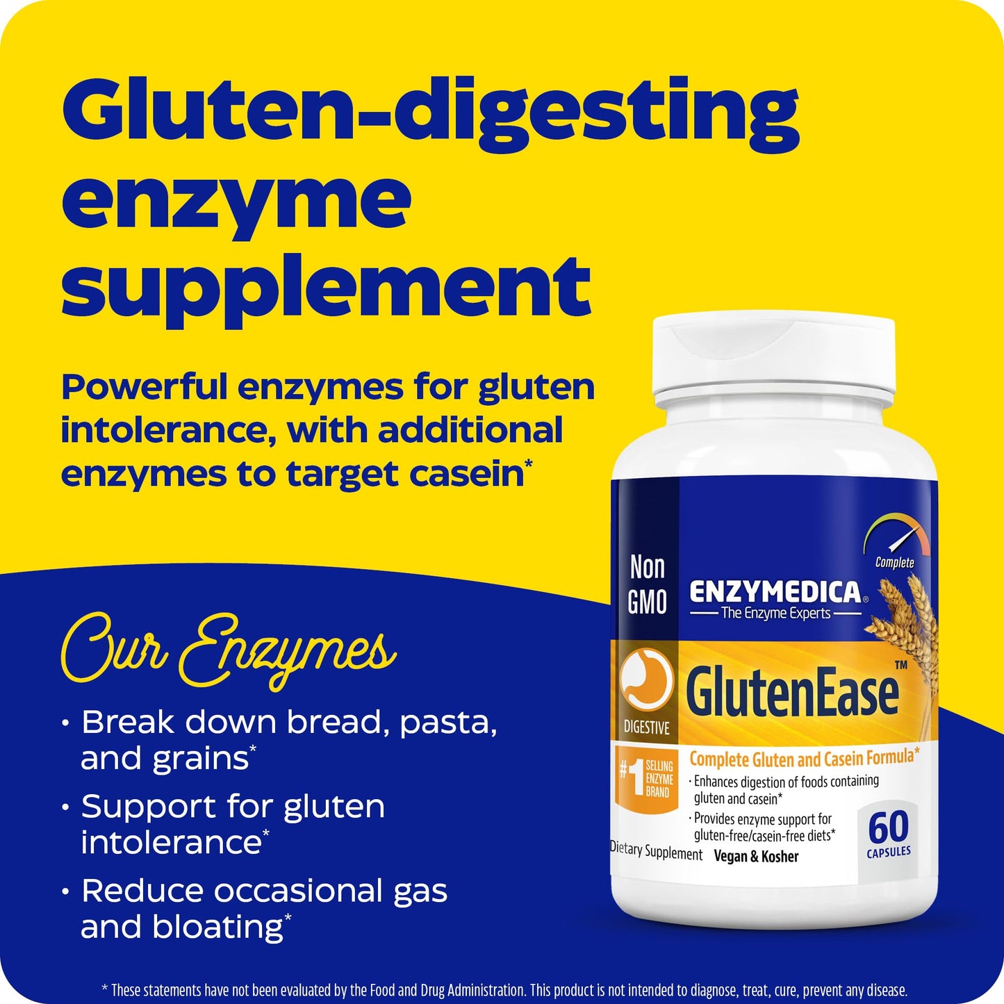 Enzymedica GlutenEase Capsule 60
