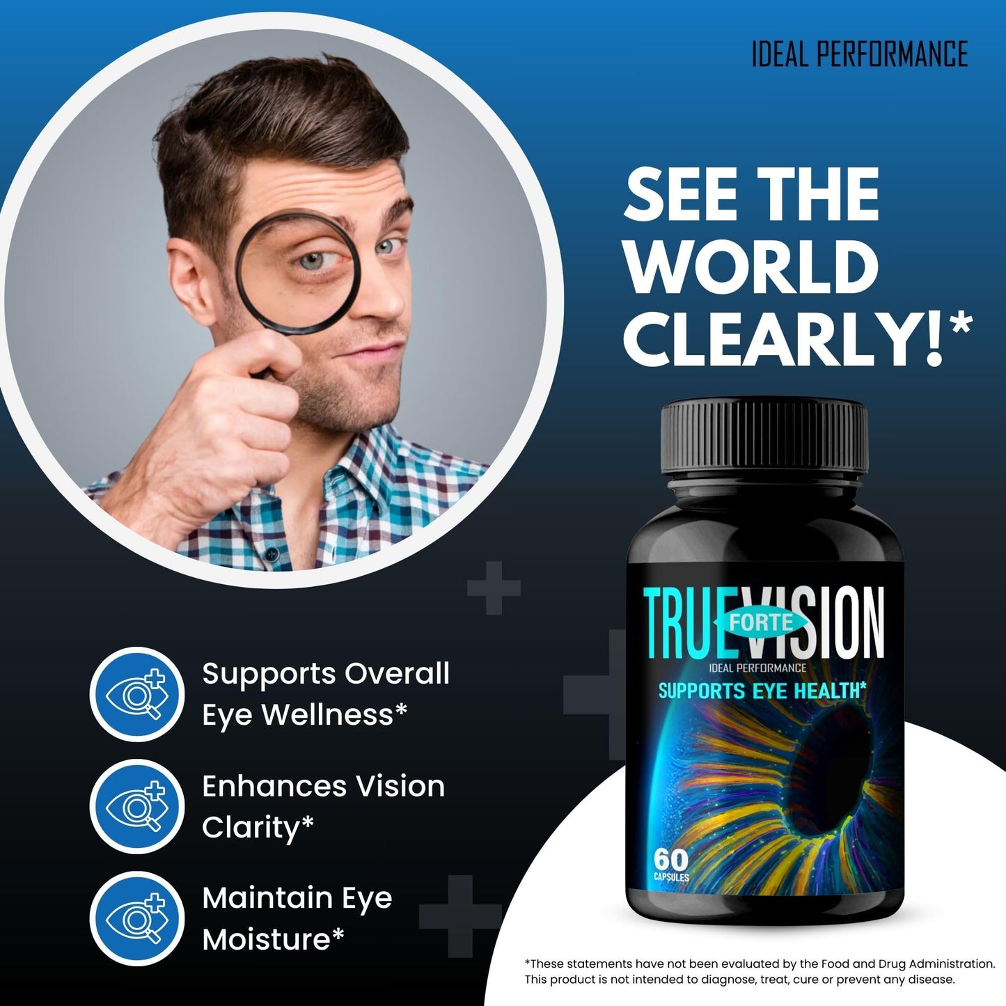 IDEAL PERFORMANCE TrueVision Eye Health Capsules 120 Capsules