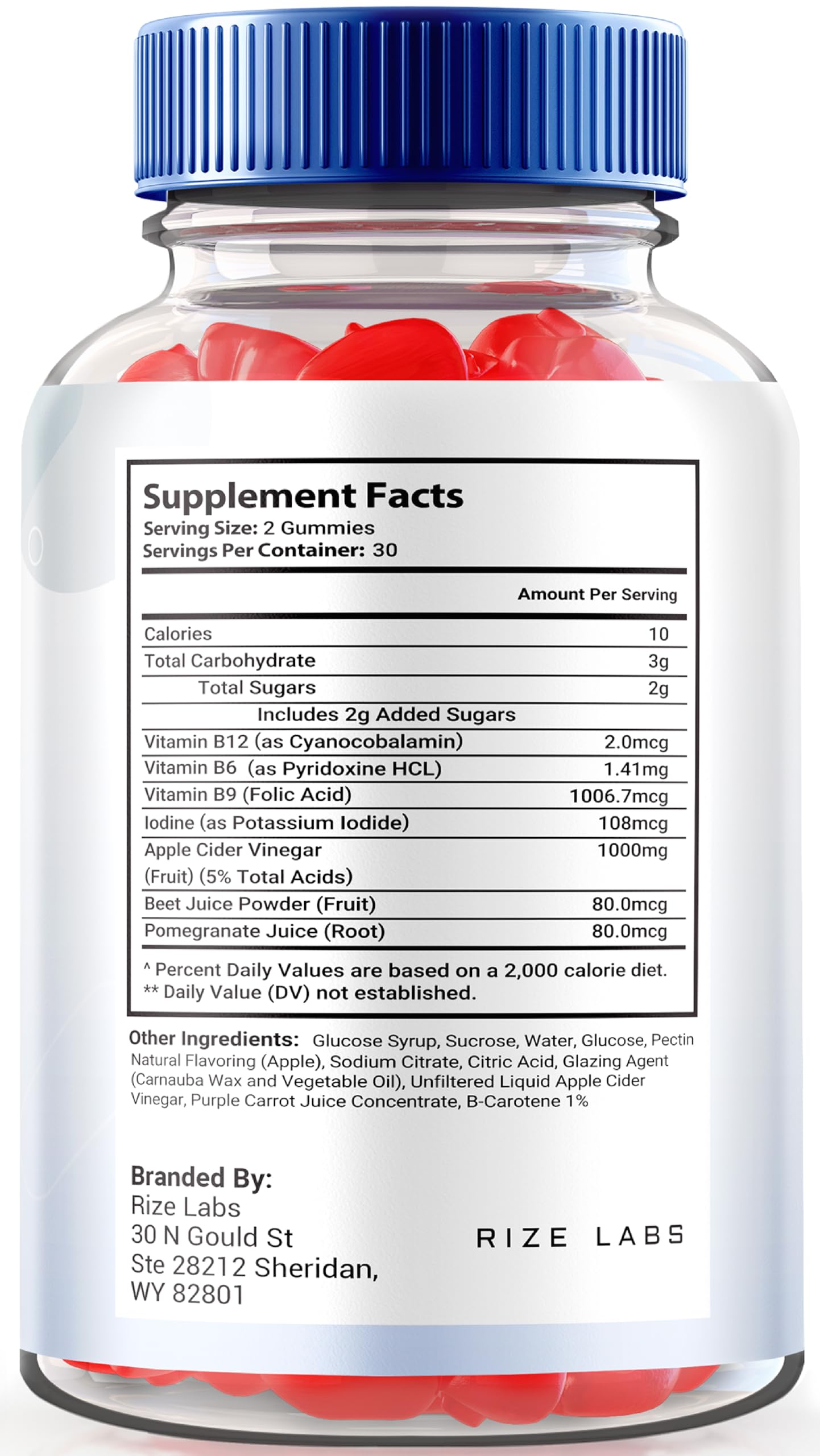 rize labs 1st Choice Keto ACV Gummies 60 Gummies