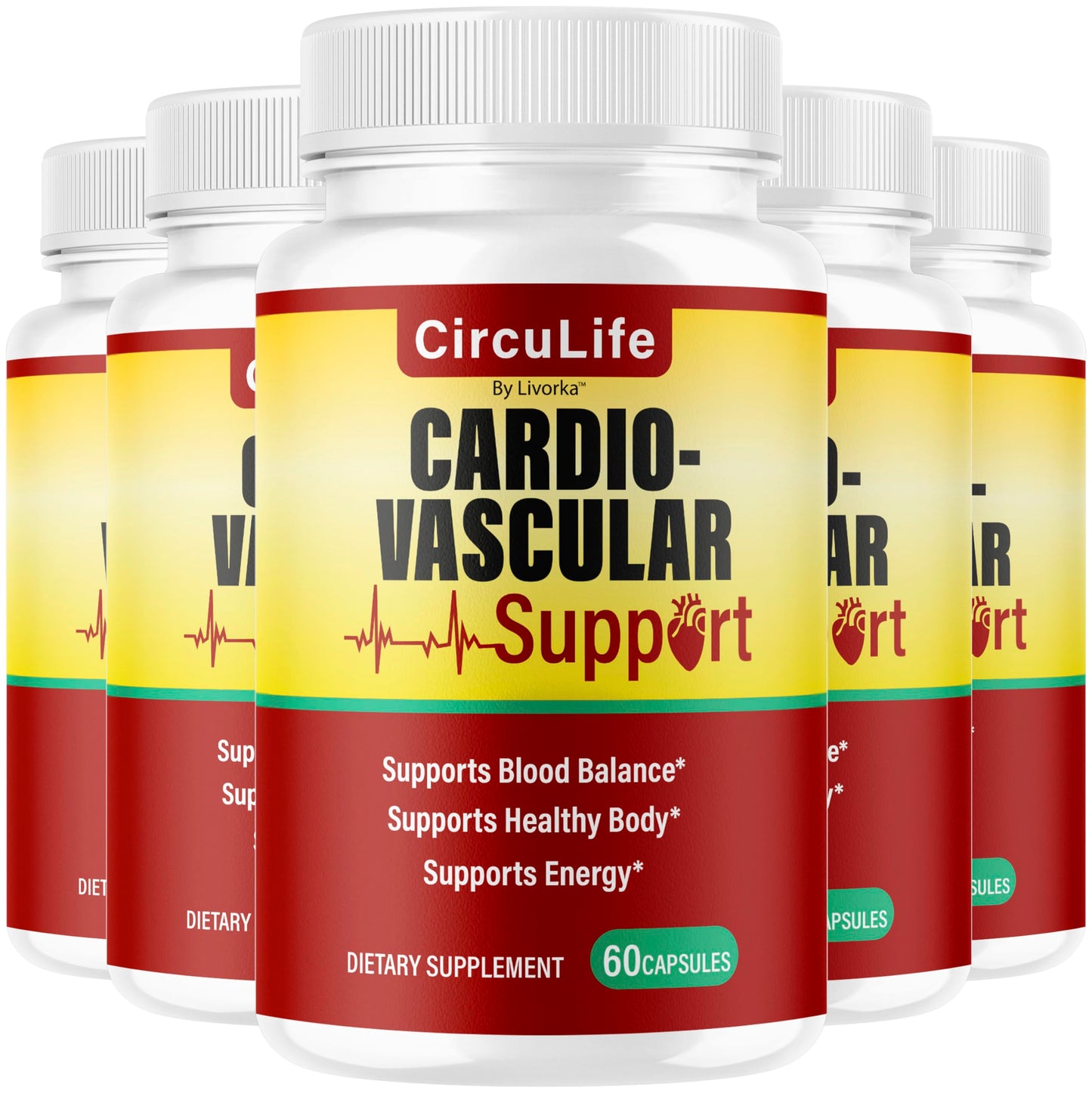 LIVORKA CircuLife Capsules Premium Support Daily Multivitamin, Capsule, 300 Capsules
