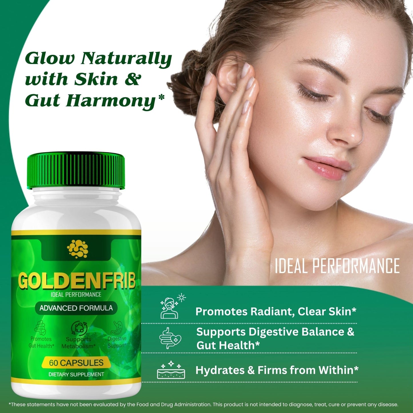 Ideal Performance GoldenFrib Capsules 60 Count